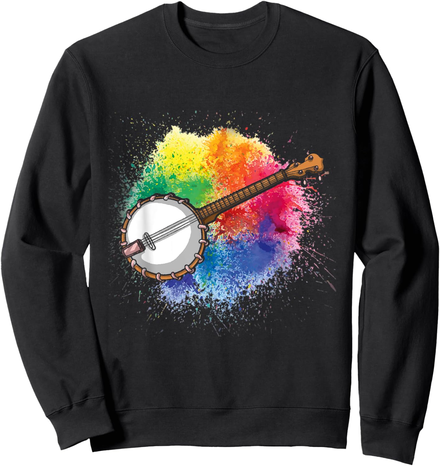 Banjo Mandolin Bluegrass Bluebird Tennesse Sweatshirt - Sweatshirt | Black
