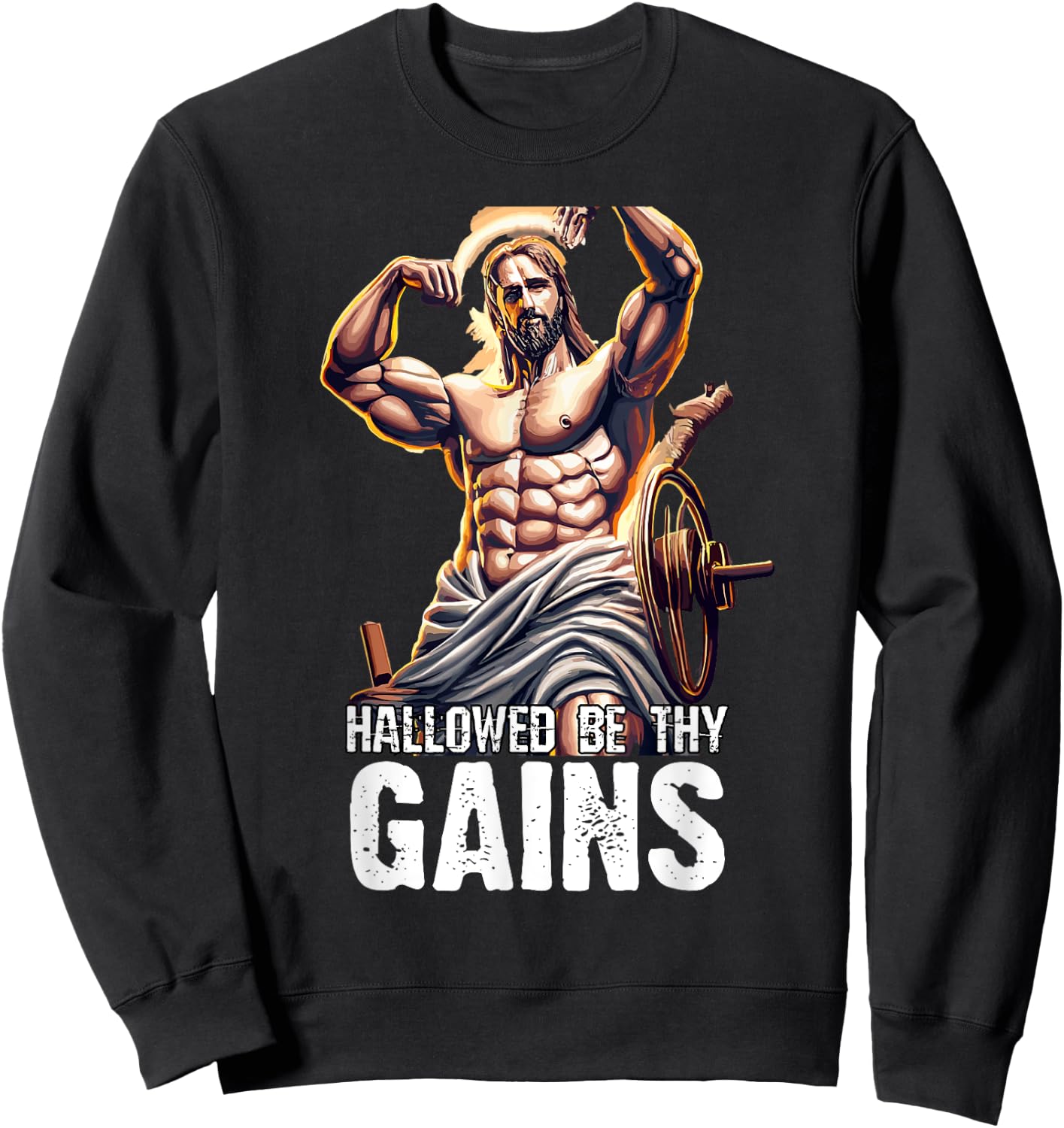 Hallowed Be Thy Gains Sweatshirt - Sweatshirt | Black