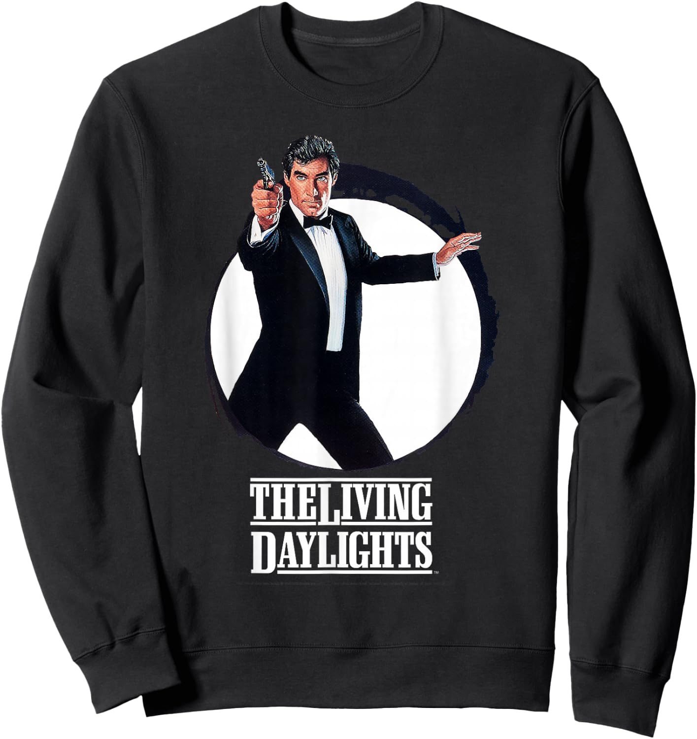 Official James Bond 007 The Living Daylights Sweatshirt - Sweatshirt | Black
