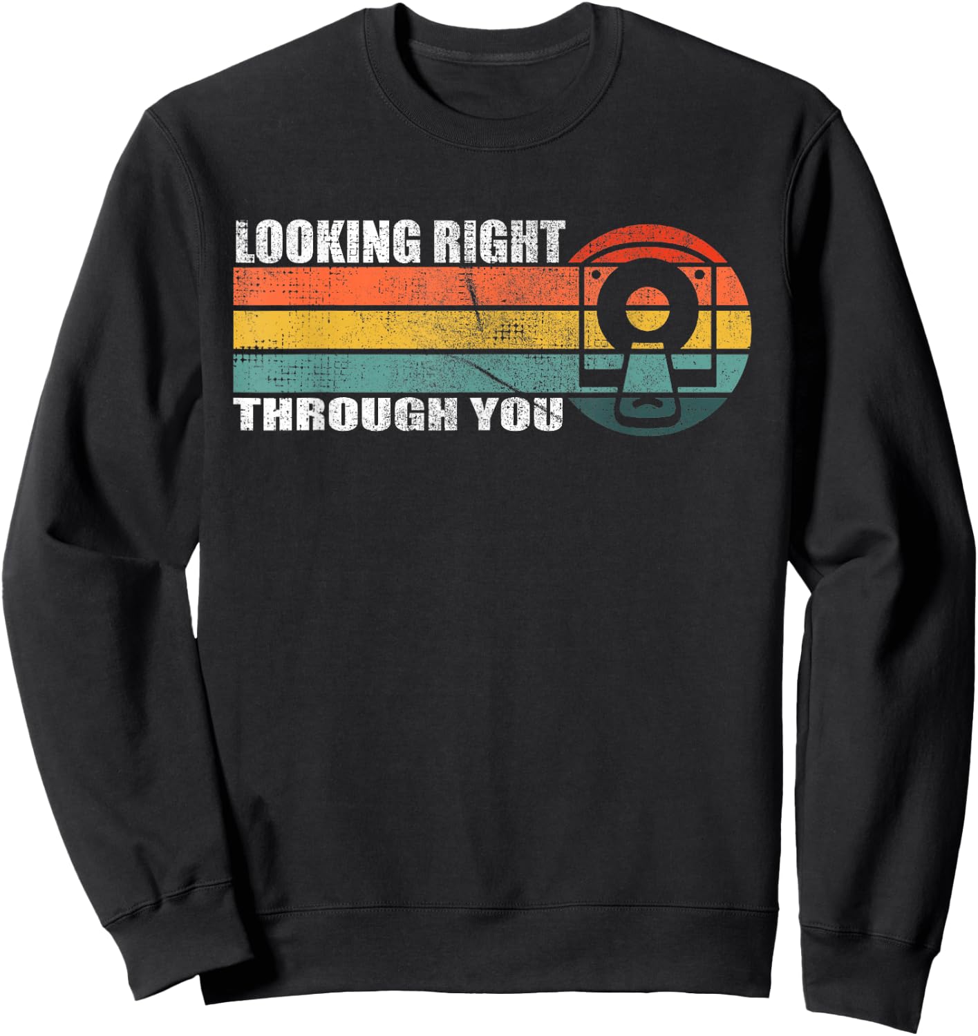 Ct Tech - Looking Right Through You Sweatshirt - Sweatshirt | Black