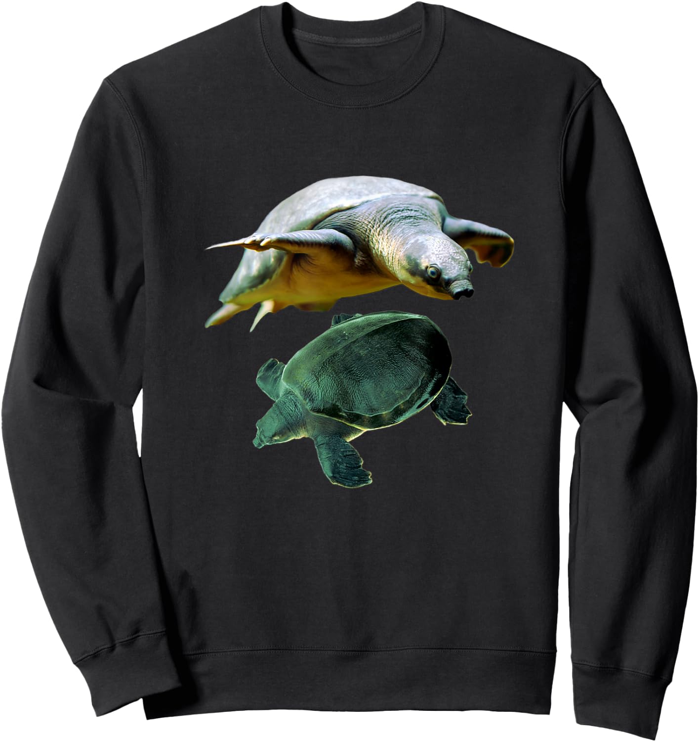 Australian Fly River Turtle Pig Nosed Turtle Lovers Sweatshirt - Sweatshirt | Black