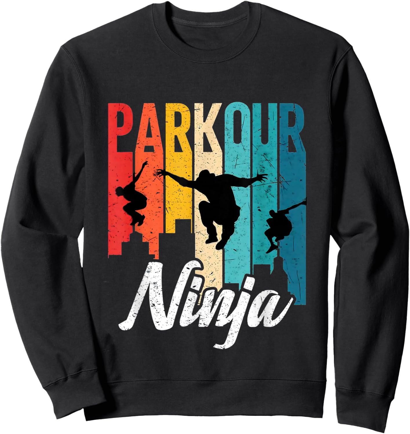 Love Parkour Men Shirt Parkour Gifts for Boys, Kids, Women Sweatshirt - Sweatshirt | Black