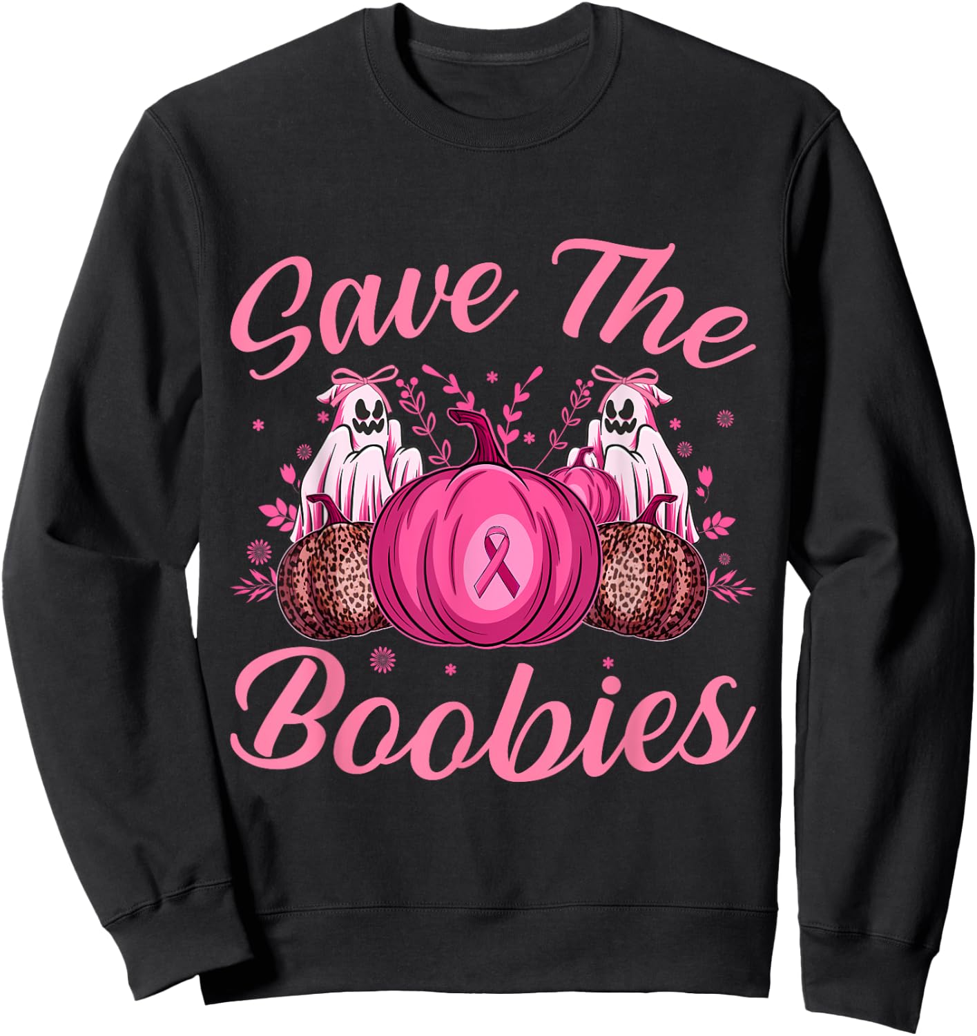 Save the Boobies Sweatshirt - Sweatshirt | Black