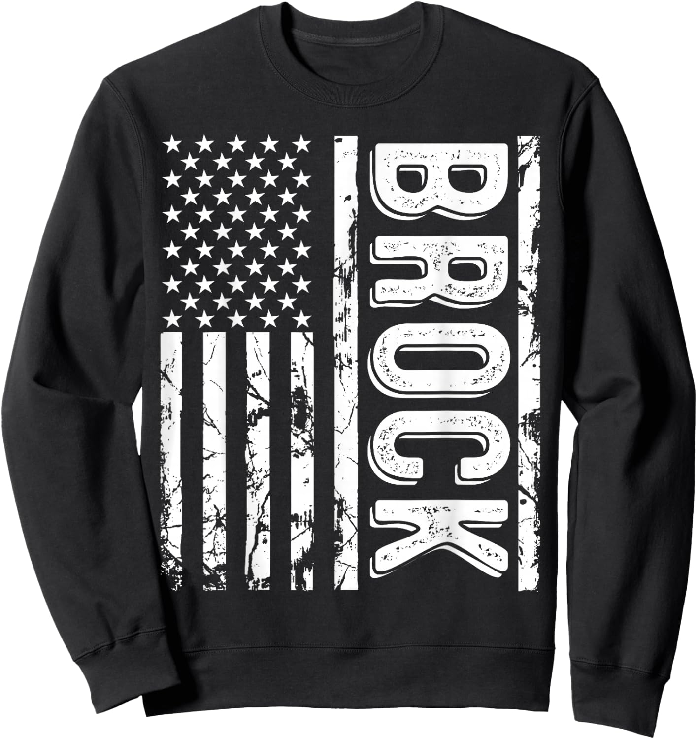 Brock Last Name Funny Surname Team Brock Family Reunion Sweatshirt - Sweatshirt | Black