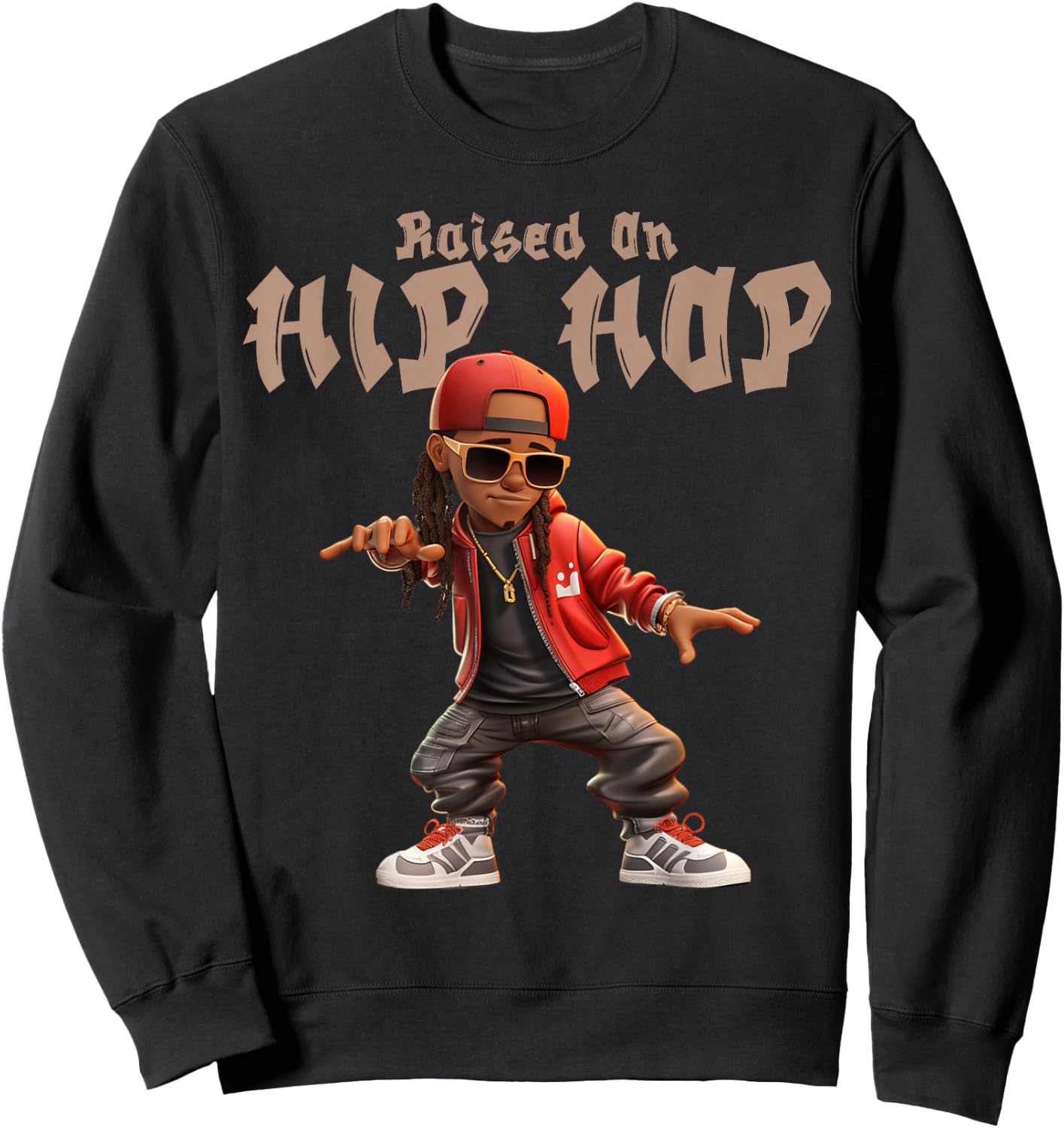 Hip Hop Dancer Celebrating 50 Anniversary Graphic Sweatshirt - Sweatshirt | Black