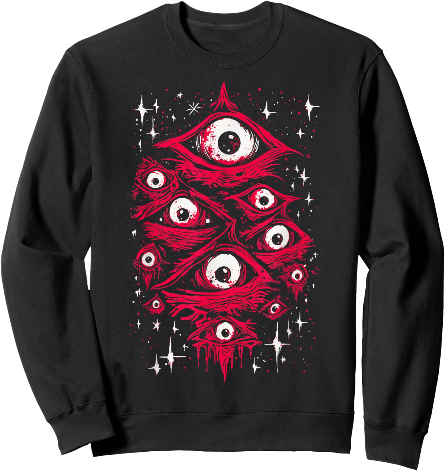 Harajuku Alt Clothing | Weirdcore Grunge Punk Emo Mall Goth Sweatshirt - Sweatshirt | Black