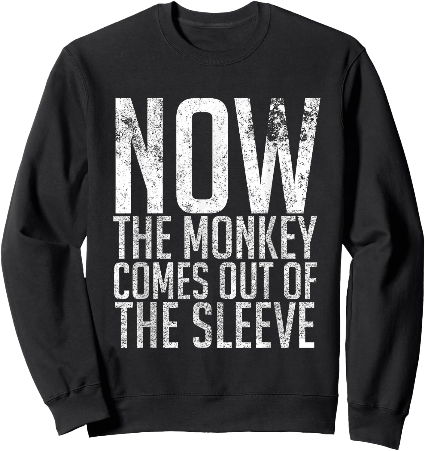 Dutch Student Nederlands Saying Netherlands Monkey Comes Out Sweatshirt - Sweatshirt | Black