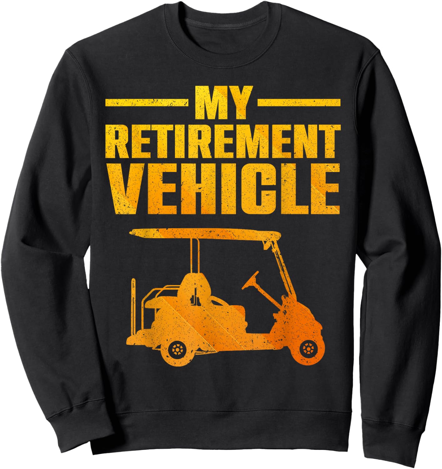 Cool Golf Cart Design Women Golfer Golf Cart Lover Sweatshirt - Sweatshirt | Black