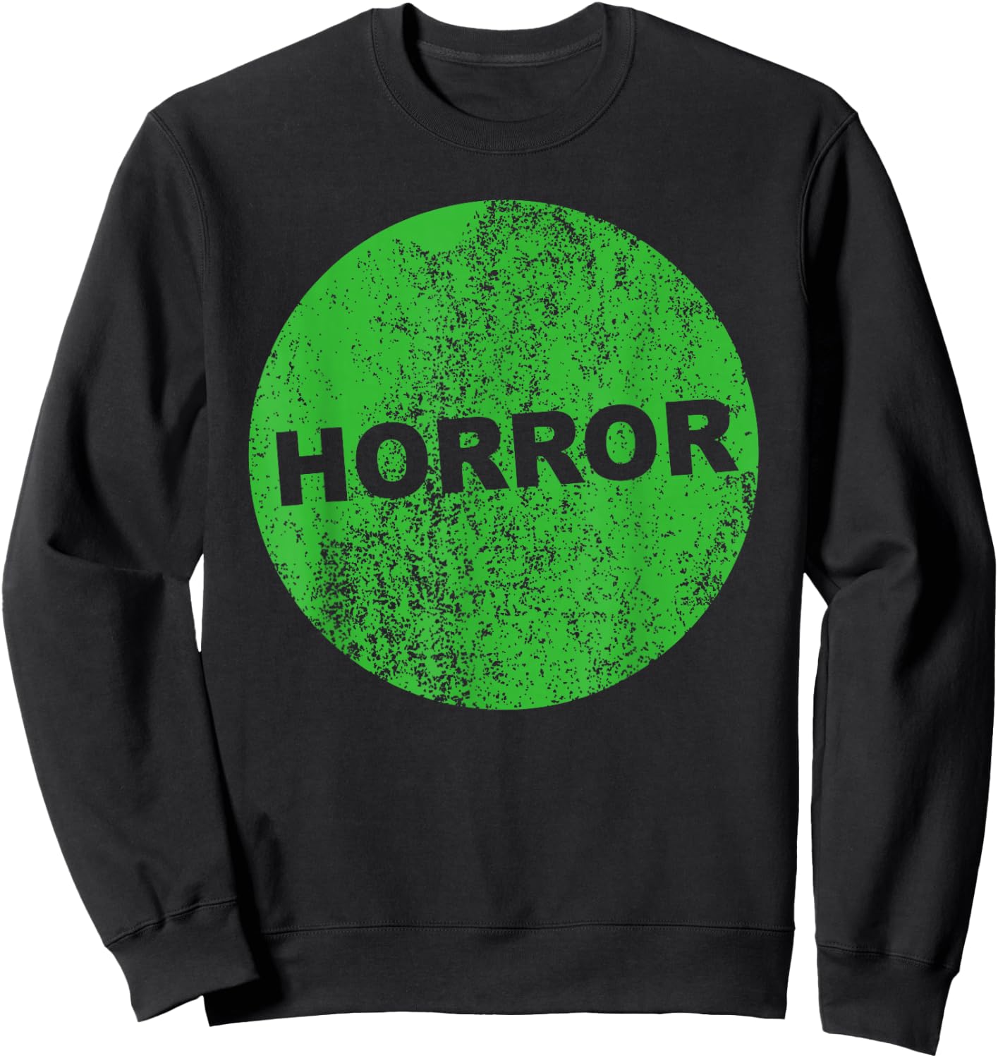 Horror VHS sticker 80s 90s film video store rental retro Sweatshirt - Sweatshirt | Black