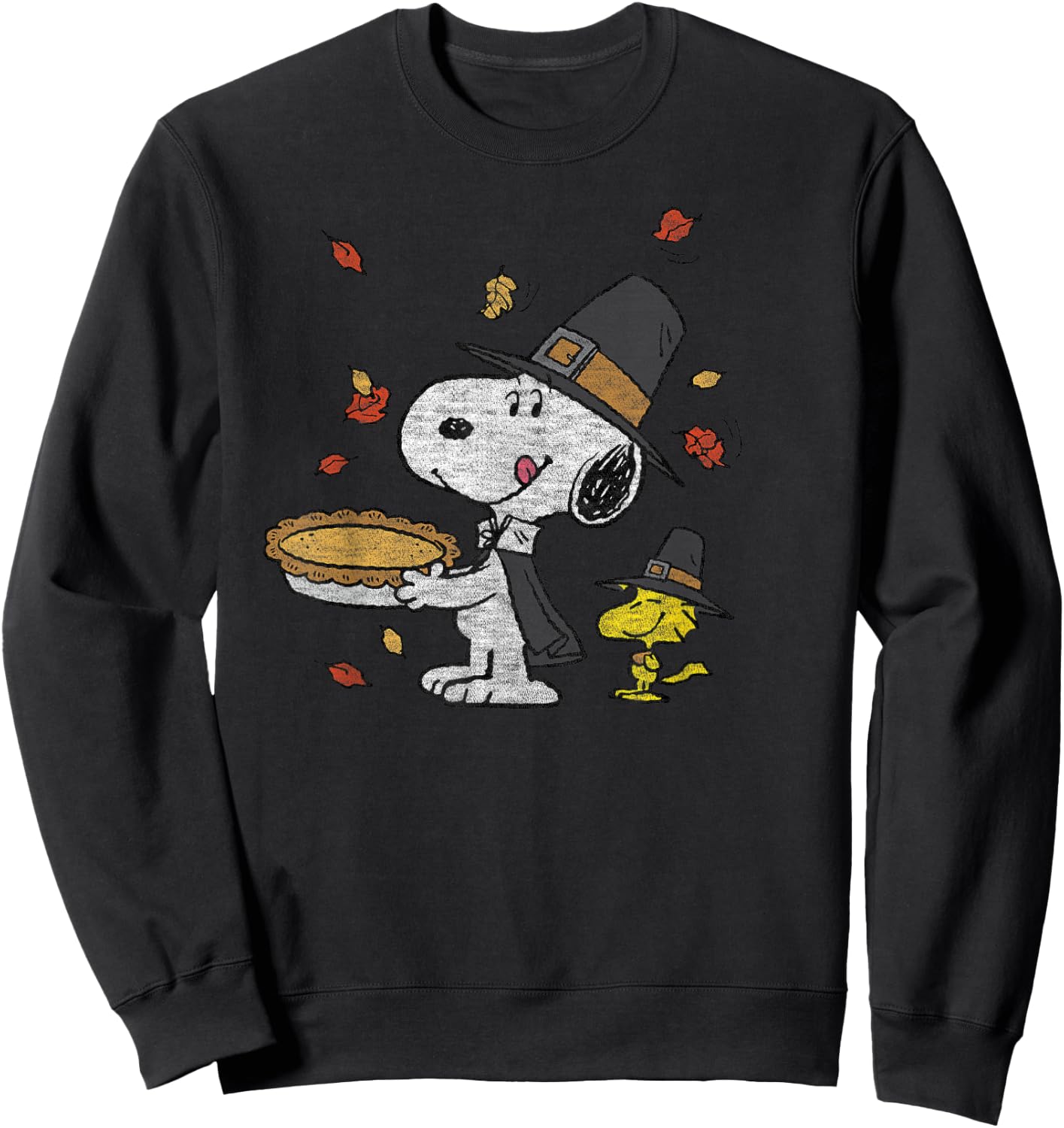 Peanuts - Thanksgiving Scene Sweatshirt - Sweatshirt | Black