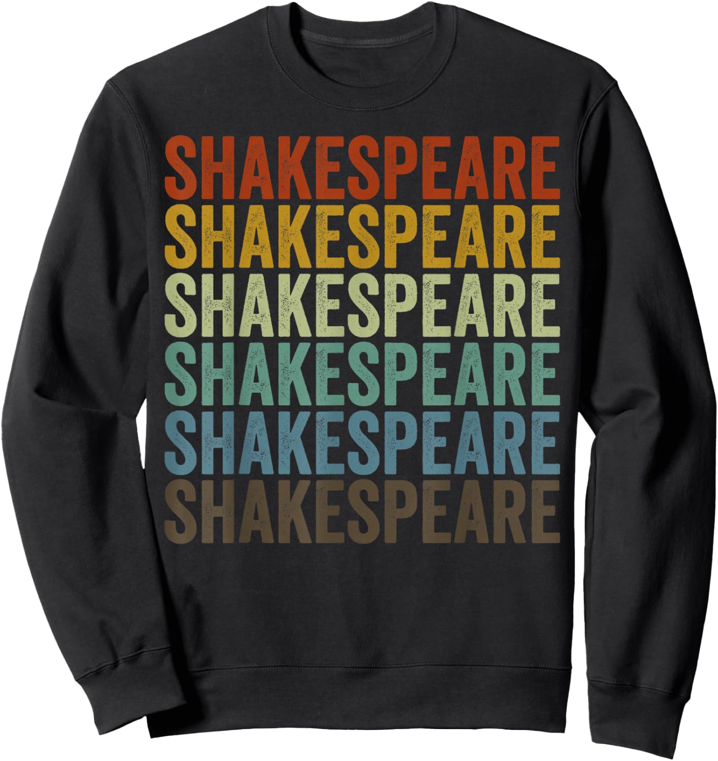 Shakespeare Retro Sweatshirt - Sweatshirt | Black