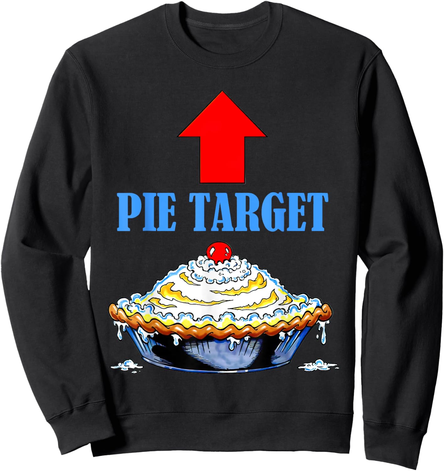 Pie Universe Boys -Adults Classic Fit , Black, Small Sweatshirt - Sweatshirt | Black