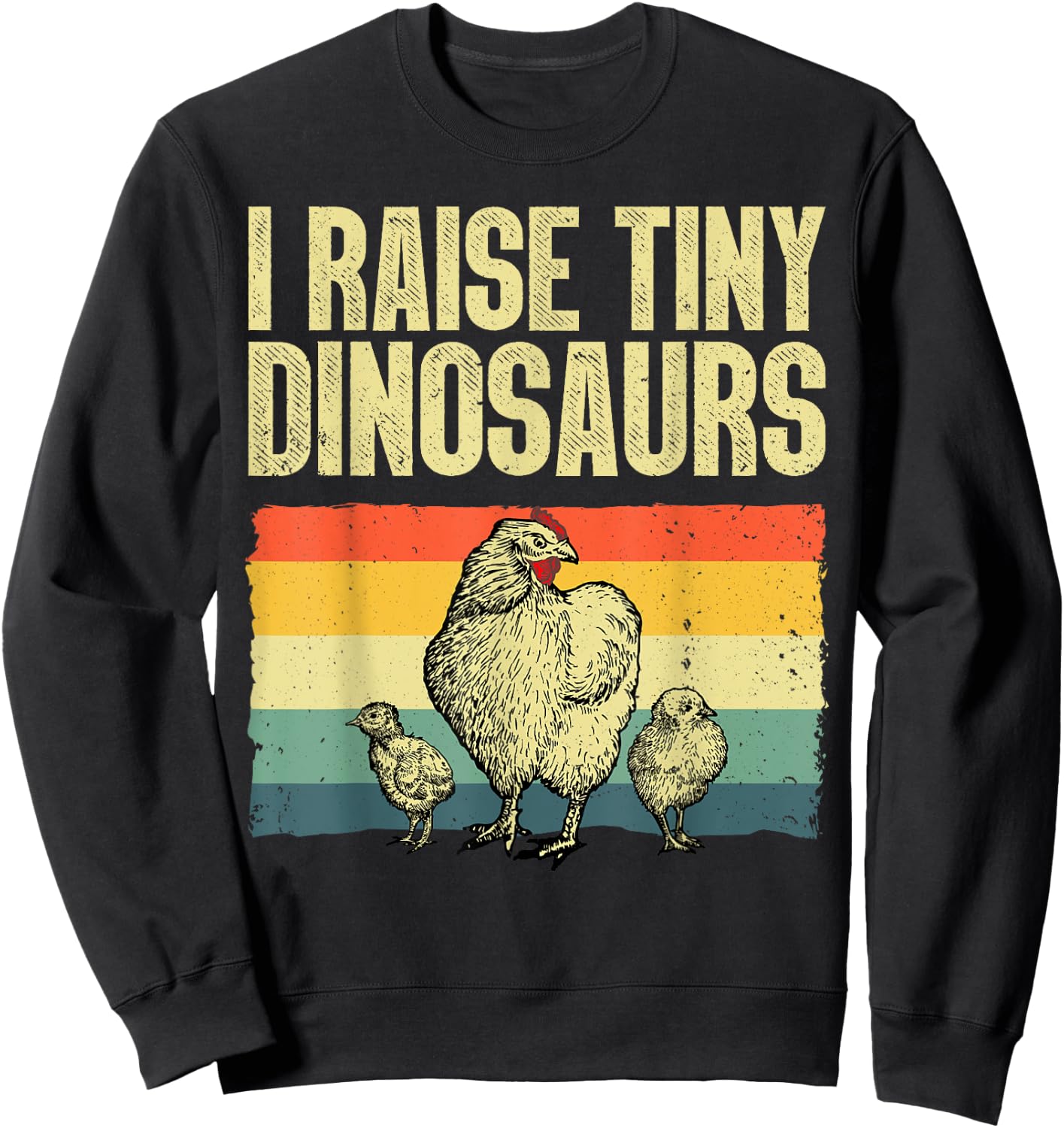 Cute Chicken Women Rooster Hen Chicken Farmer Lovers Sweatshirt - Sweatshirt | Black