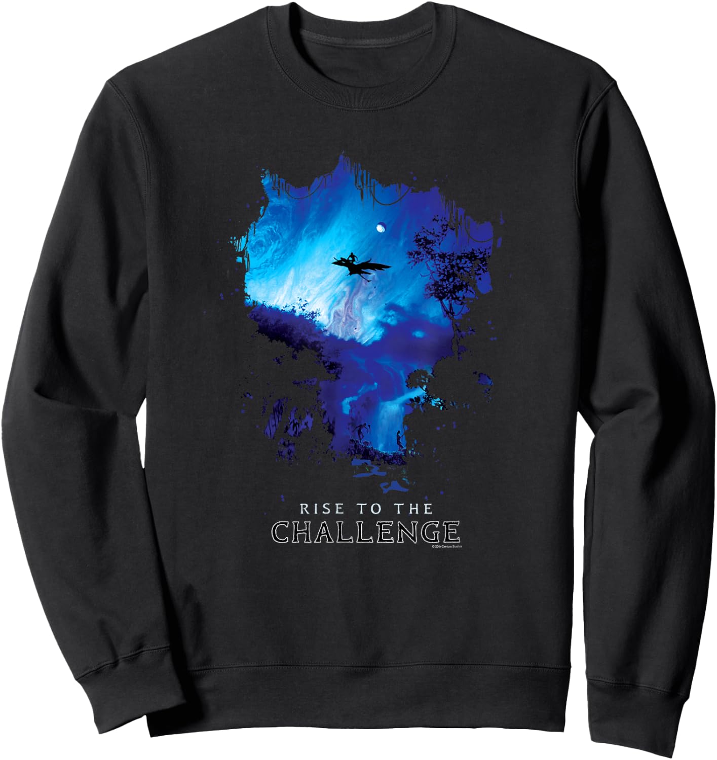 Avatar Pandora Banshee Rider Rise to the Challenge Ikran Sweatshirt - Sweatshirt | Black