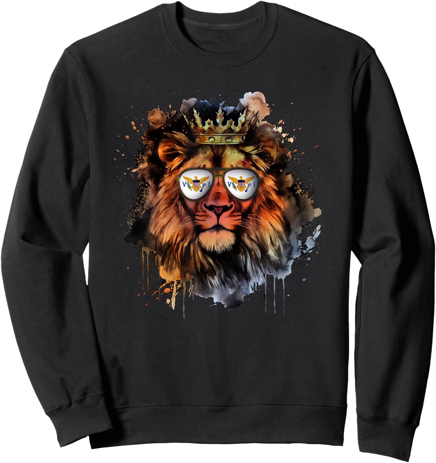 American Virgin Islands Sweatshirt - Sweatshirt | Black