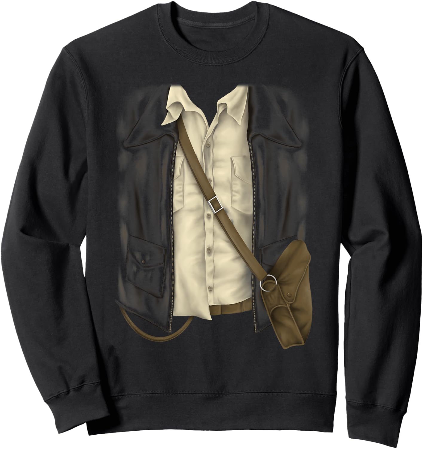 Indiana Jones Raiders of The Lost Ark Halloween Costume Sweatshirt - Sweatshirt | Black
