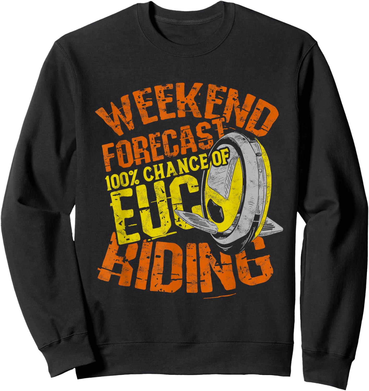 Electric Unicycle EUC Monowheel Electric Unicycle Sweatshirt - Sweatshirt | Black