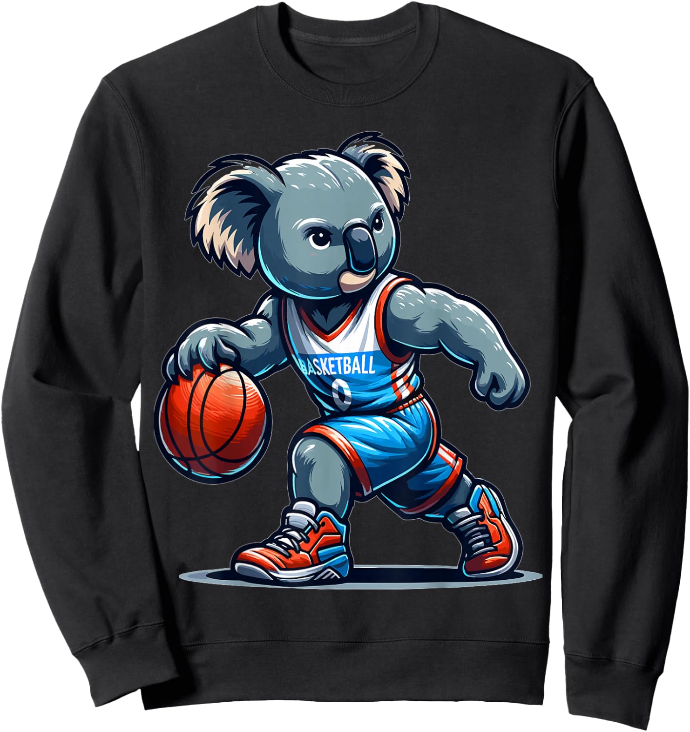 Basketball Koala Bear for Koala Bear lovers and Koala Bear Sweatshirt - Sweatshirt | Black
