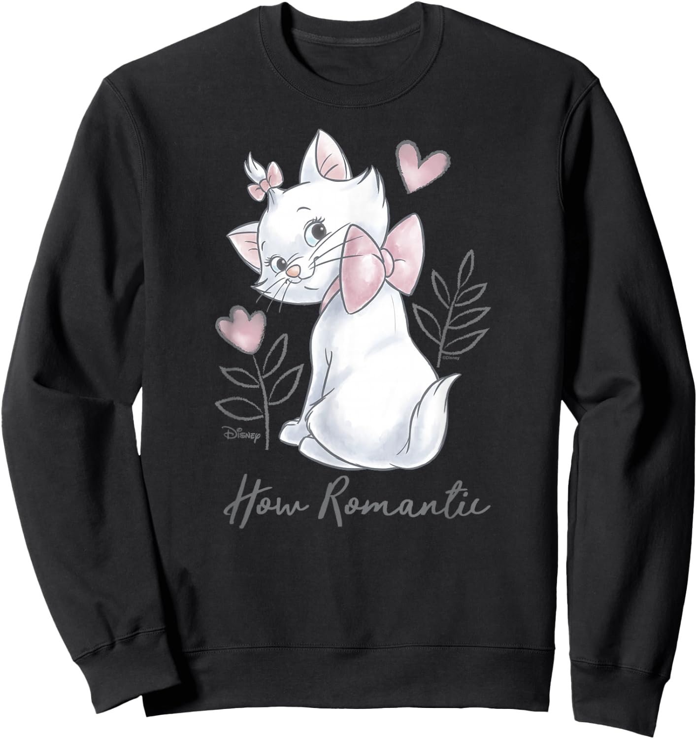 The Aristocats - How Romantic Marie Sweatshirt - Sweatshirt | Black