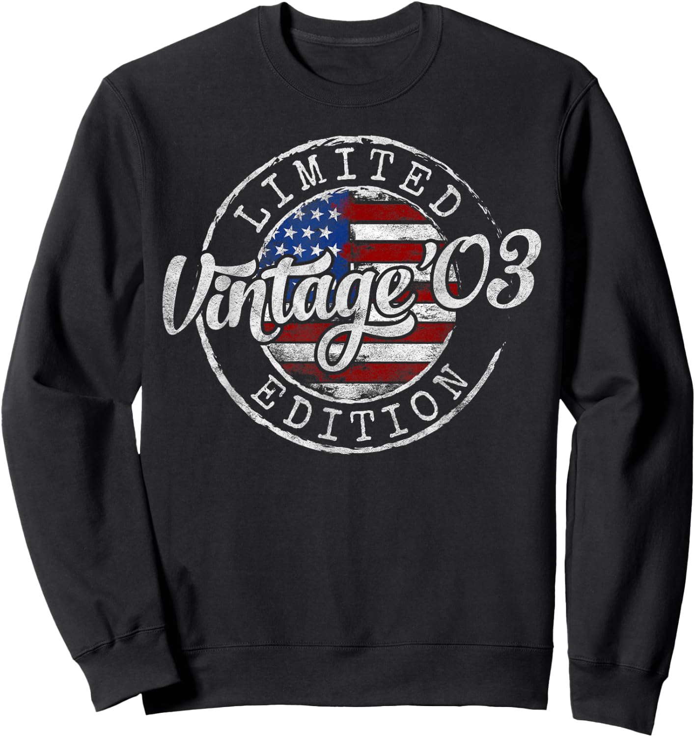 Vintage 2003 22nd Birthday Gifts Women 22 Year Old Sweatshirt - Sweatshirt | Black