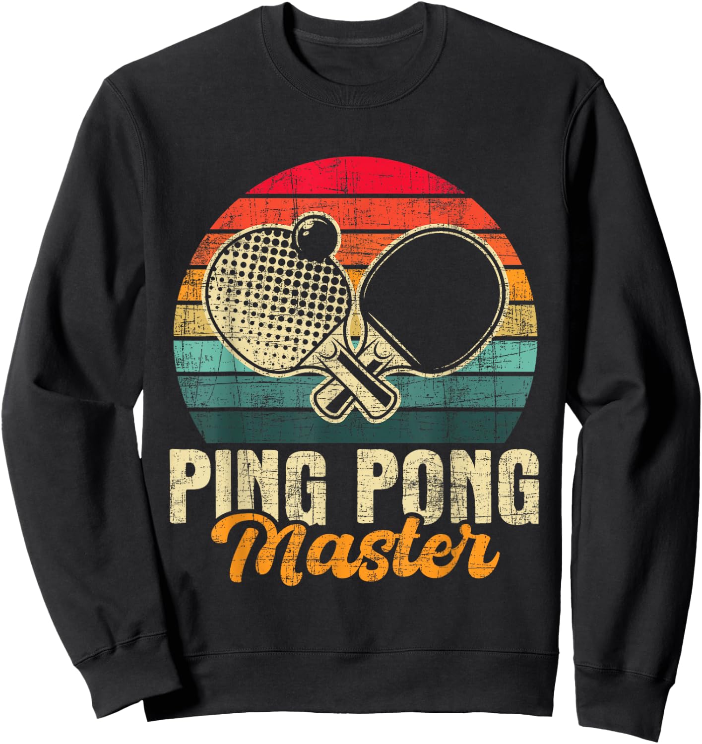 Ping Pong Master - Table Tennis Player Sports Tournament Sweatshirt - Sweatshirt | Black
