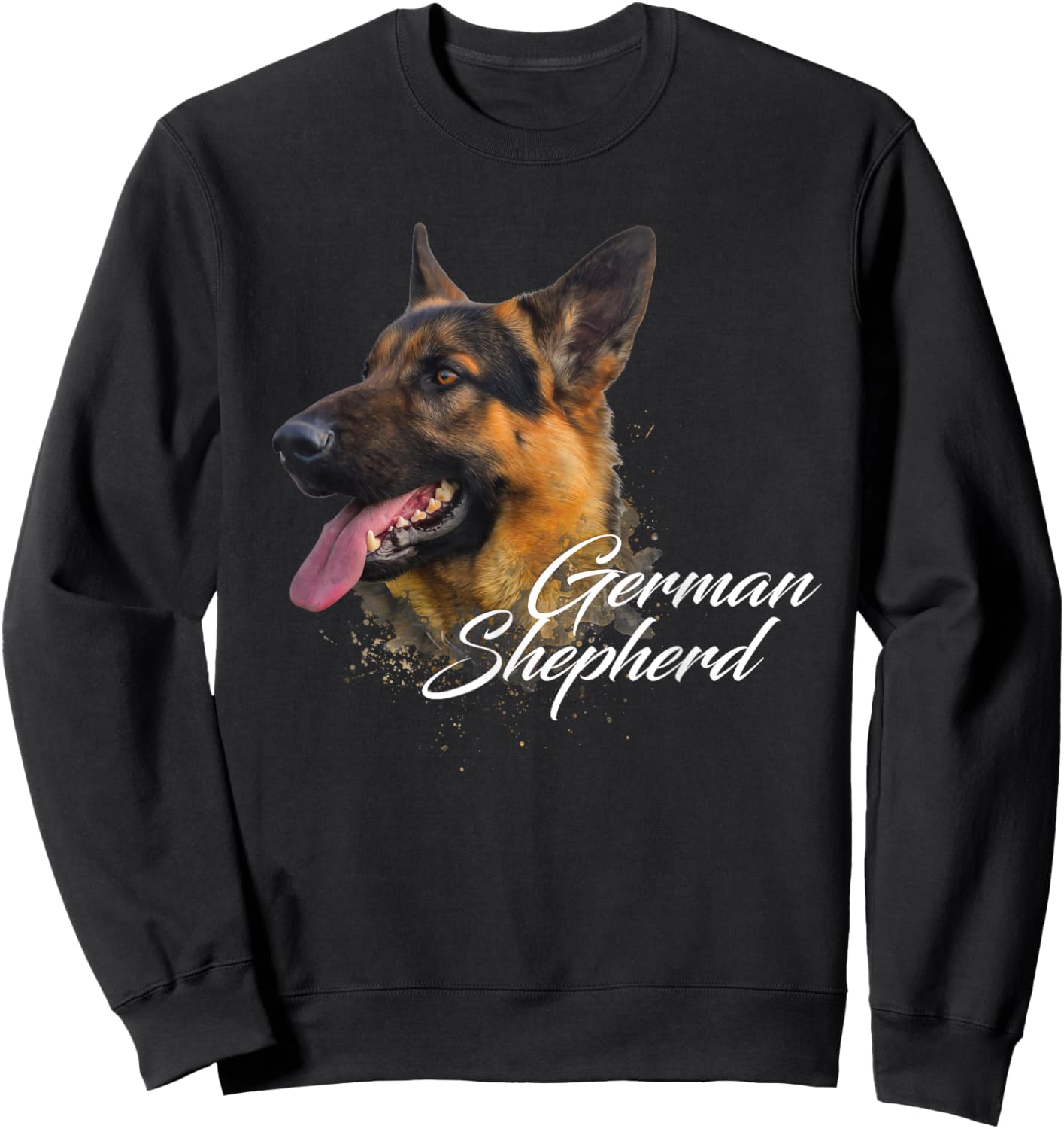 German Shepherd - Canine Pet Breeder Puppy Lover Dog Trainer Sweatshirt - Sweatshirt | Black