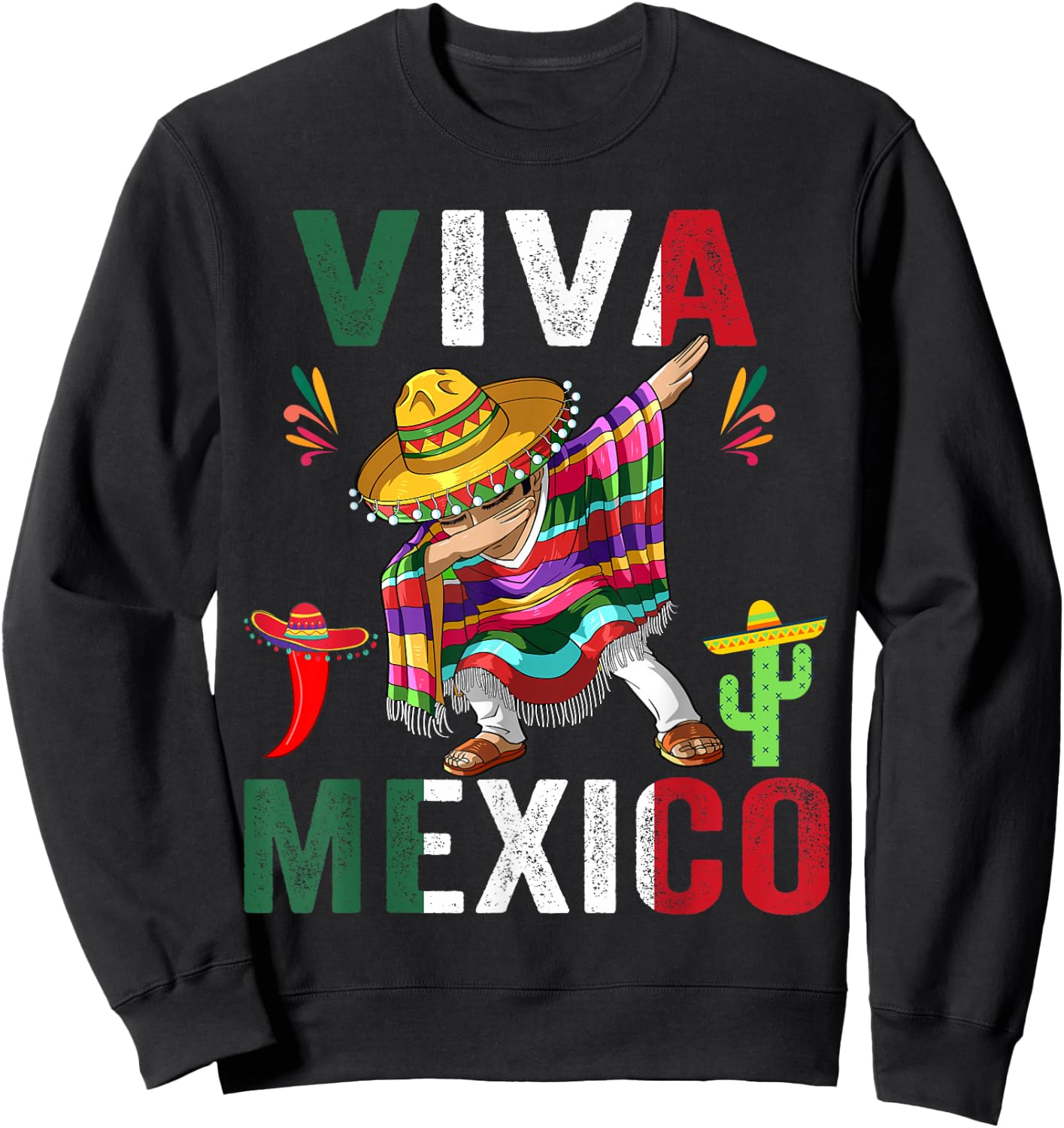 Butterfly Flag Mexico Independence Day Mexican Men Women Kid Sweatshirt - Sweatshirt | Black
