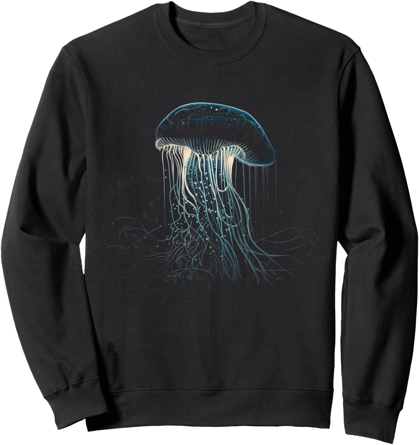 Jellyfish Ocean Animal Scuba Diving Jelly Fish Sweatshirt - Sweatshirt | Black