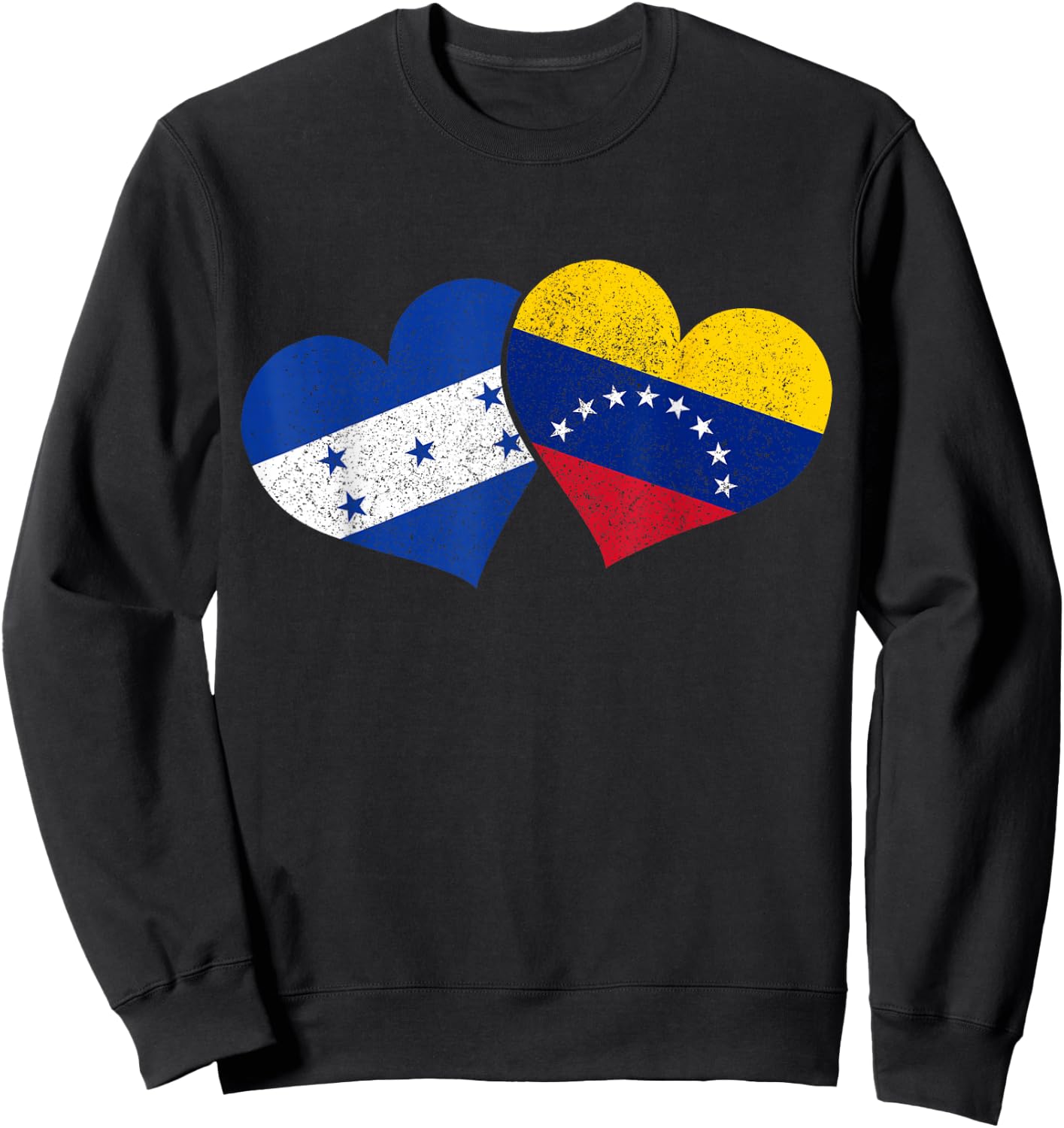 Honduras Venezuela Venezuela Honduran Flag Pride Heritage Sweatshirt - Sweatshirt | Black
