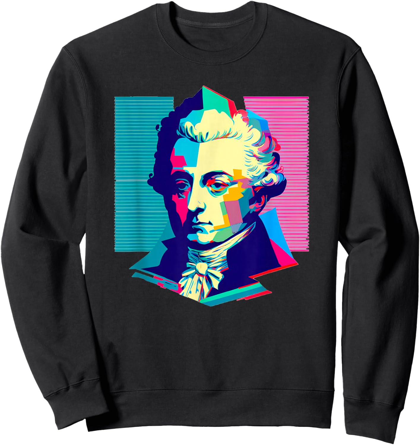 Wolfgang Amadeus Mozart Sweatshirt - Sweatshirt | Black