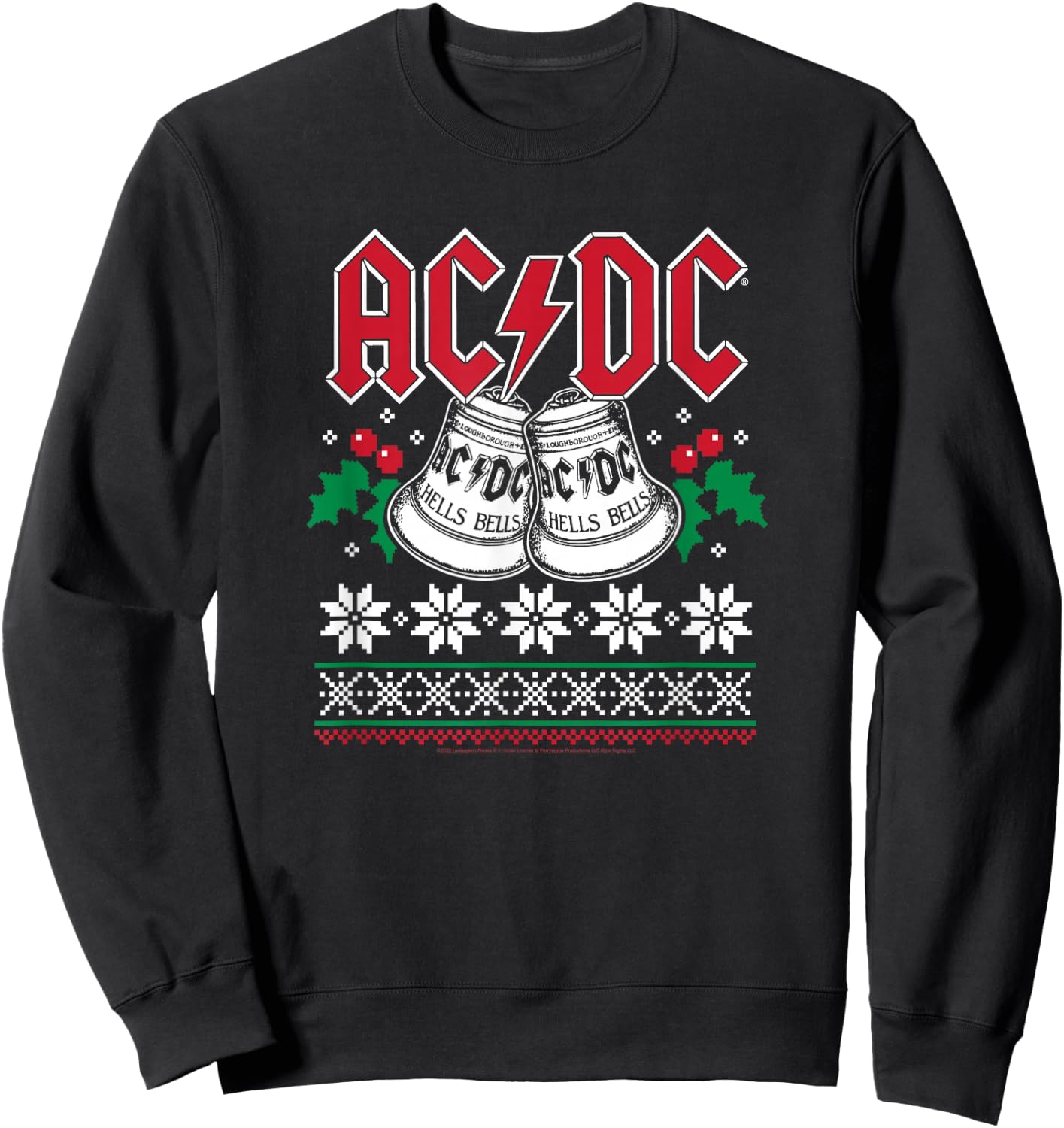 ACDC - Hells Bells Christmas Sweatshirt - Sweatshirt | Black