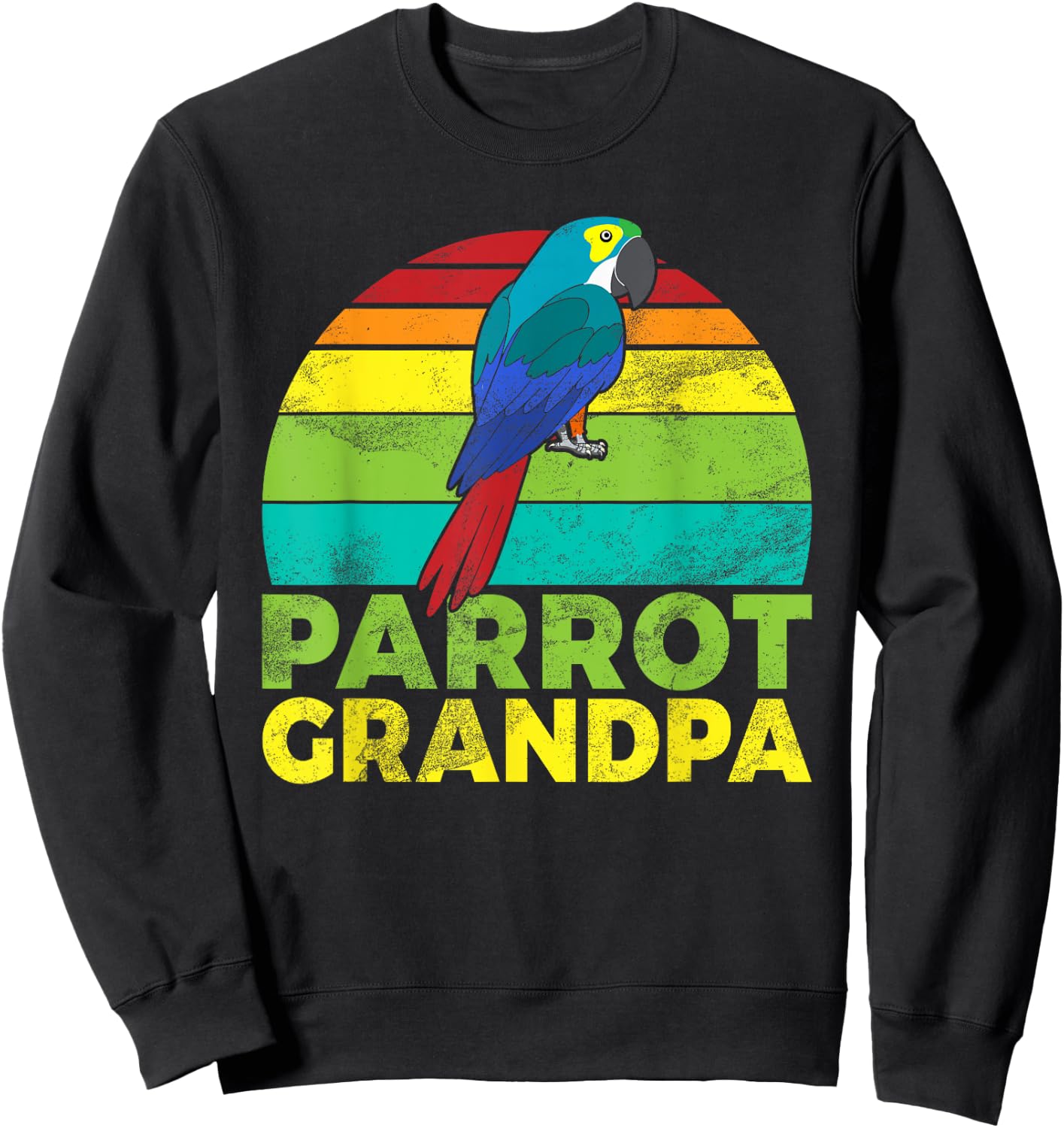 Parrot Grandpa Sweatshirt - Sweatshirt | Black