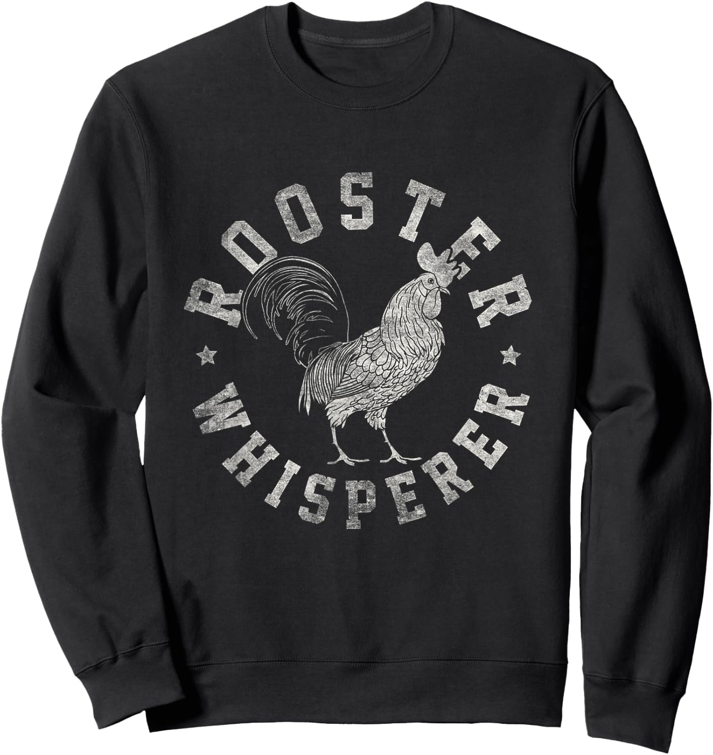 Rooster Whisperer Cock Fighting Apparel Sweatshirt - Sweatshirt | Black