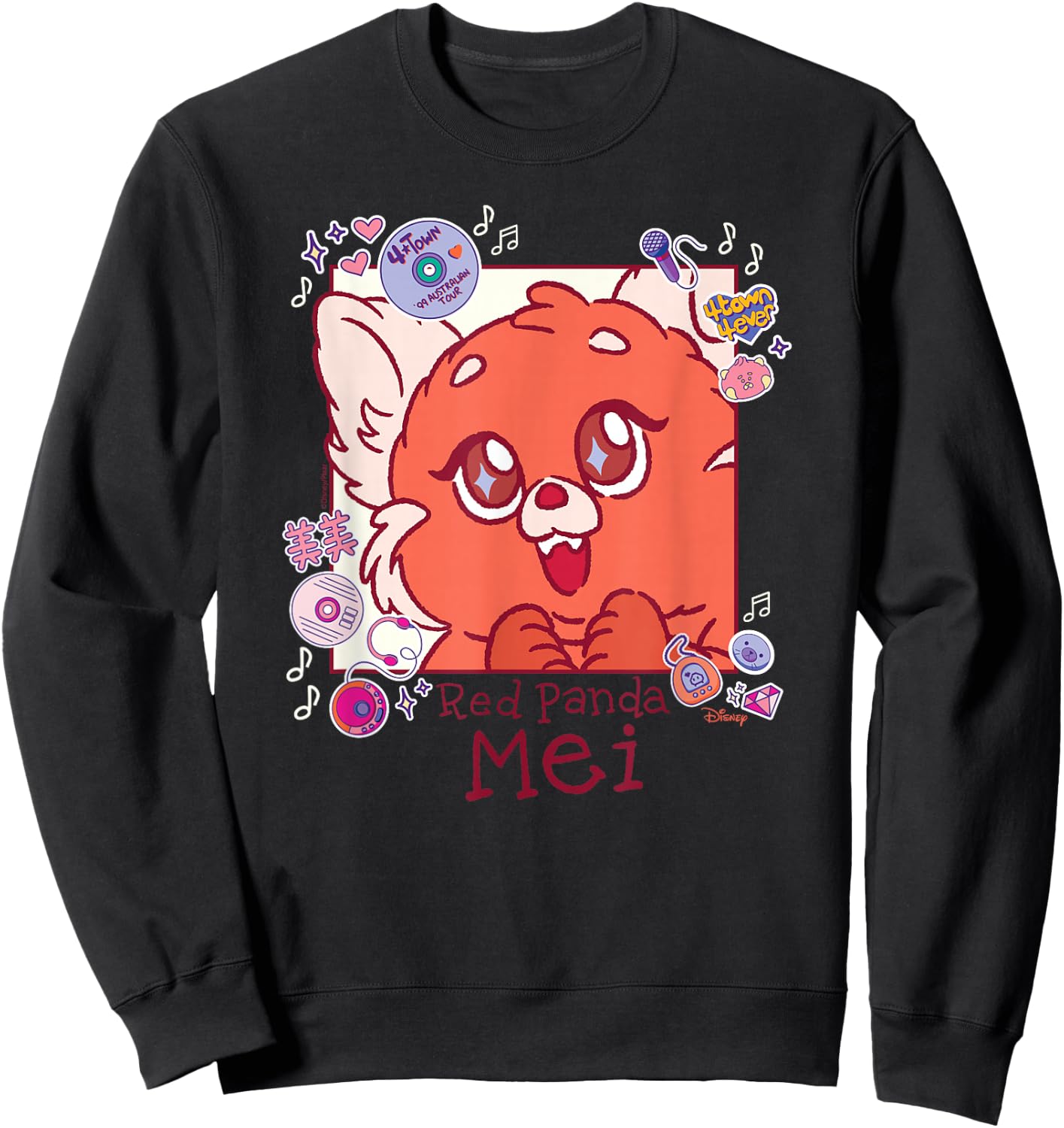 Turning Red - Red Panda Mei Sweatshirt - Sweatshirt | Black
