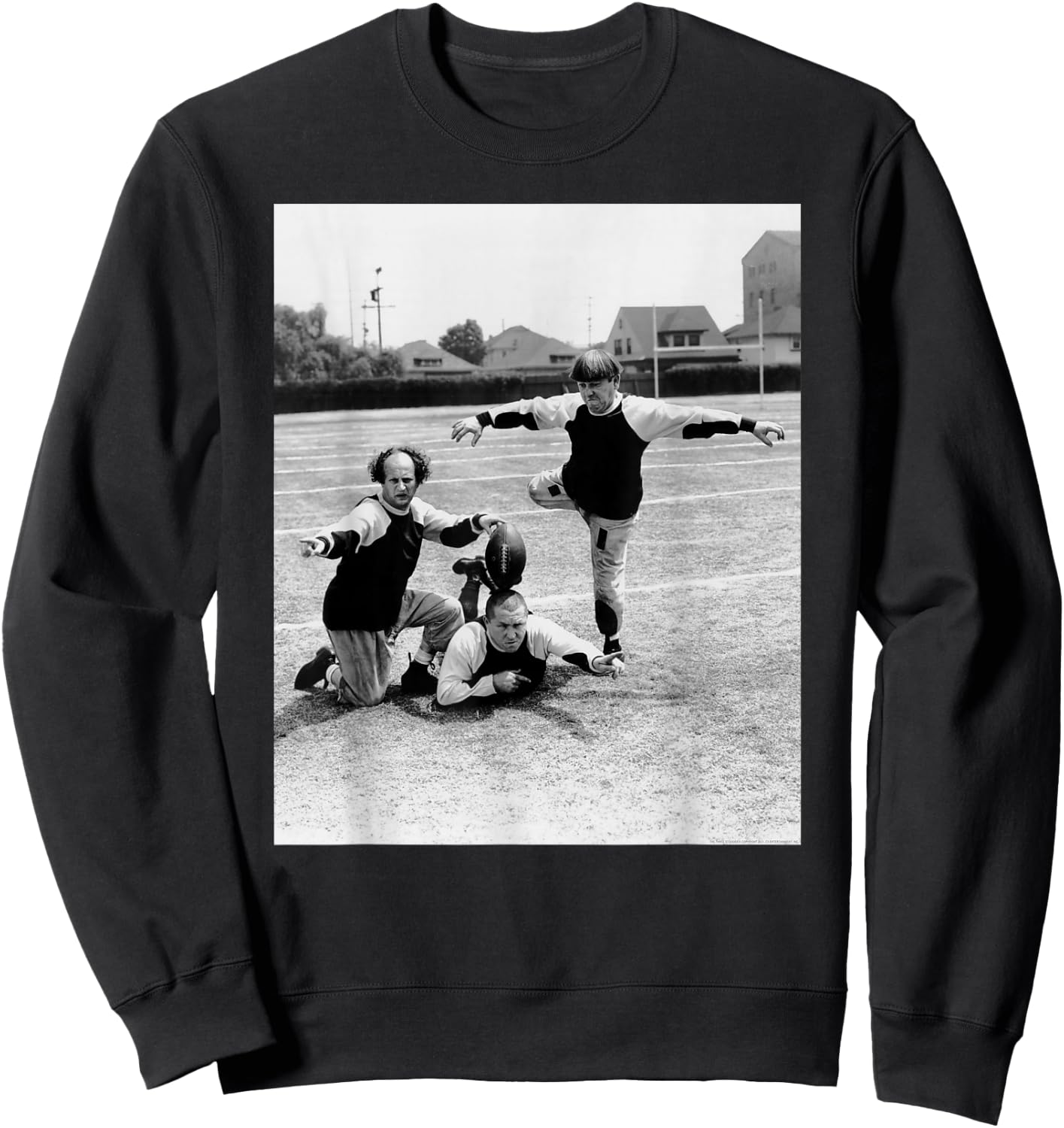 Three Stooges Football – Kick Off Sweatshirt - Sweatshirt | Black
