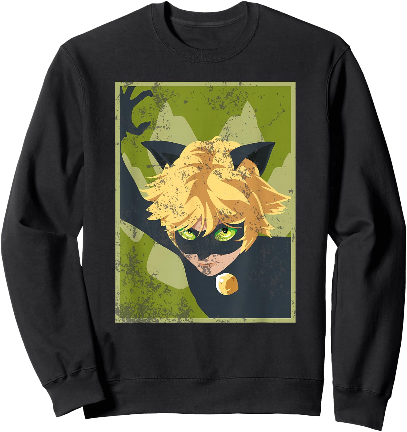 Miraculous Ladybug Vintage Collection with Cat Noir Sweatshirt - Sweatshirt | Black