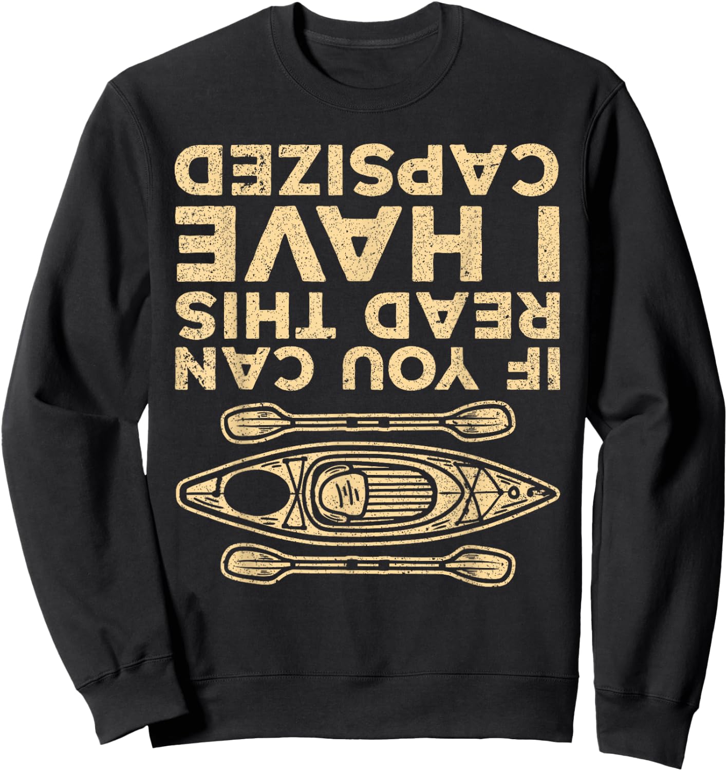 Cool Kayak Women Kayaking Lovers Boat Canoe Kayakers Sweatshirt - Sweatshirt | Black