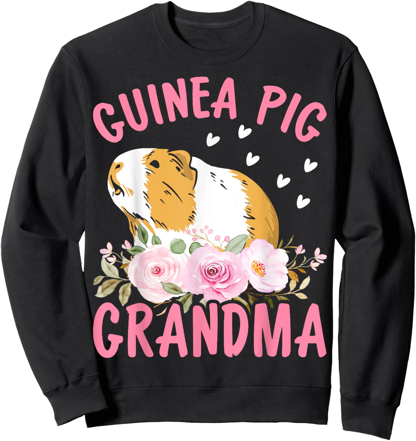 Guinea Pig Grandma Sweatshirt - Sweatshirt | Black