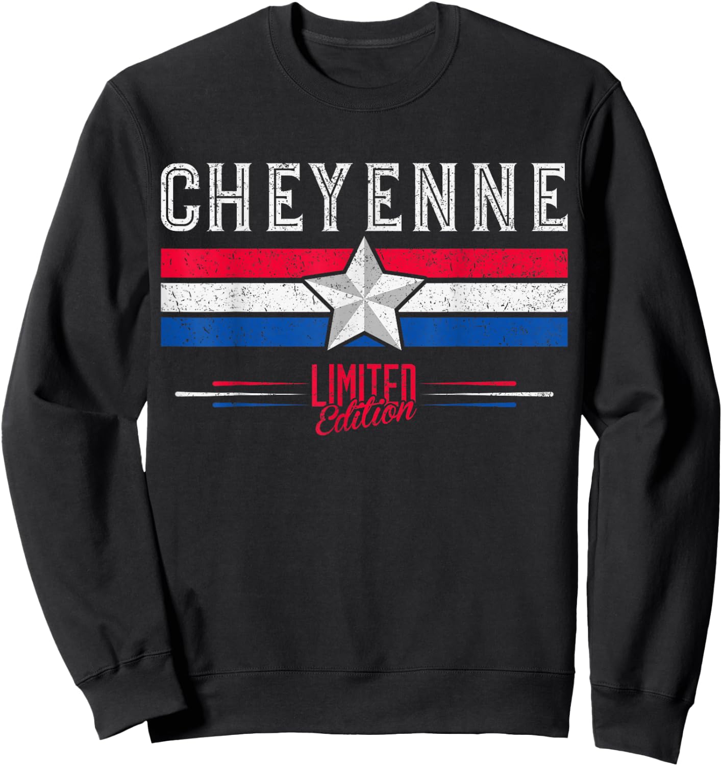 Cheyenne Retro Vintage Shirt Gift Women Men Kids Sweatshirt - Sweatshirt | Black
