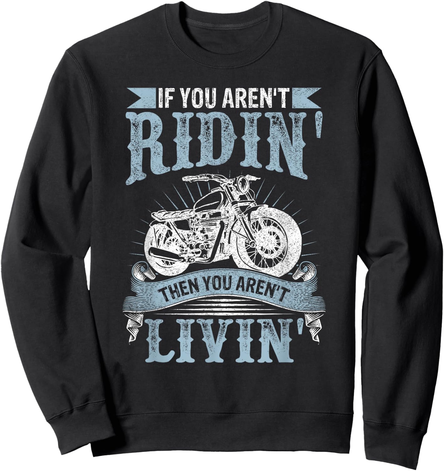 Motorcycle Lover Sweatshirt - Sweatshirt | Black