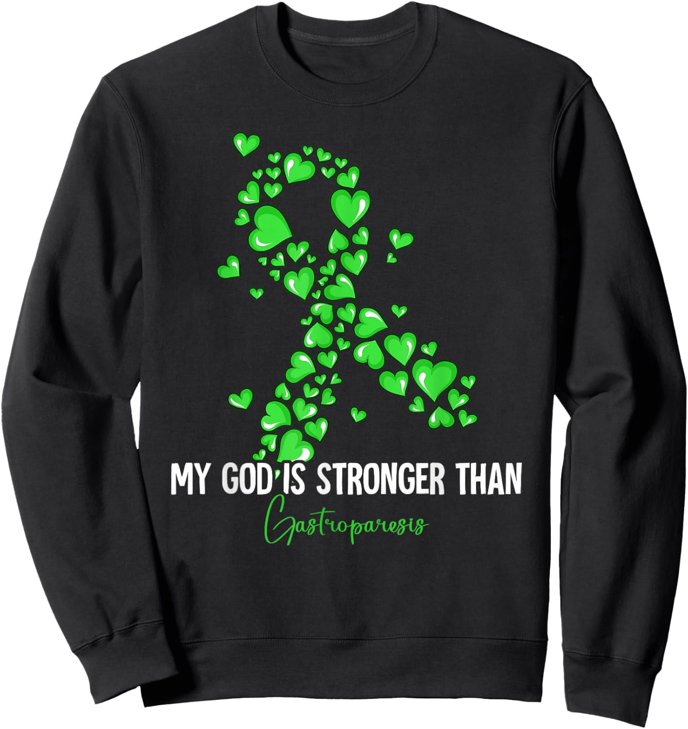 Gastroparesis Awareness Sweatshirt - Sweatshirt | Black