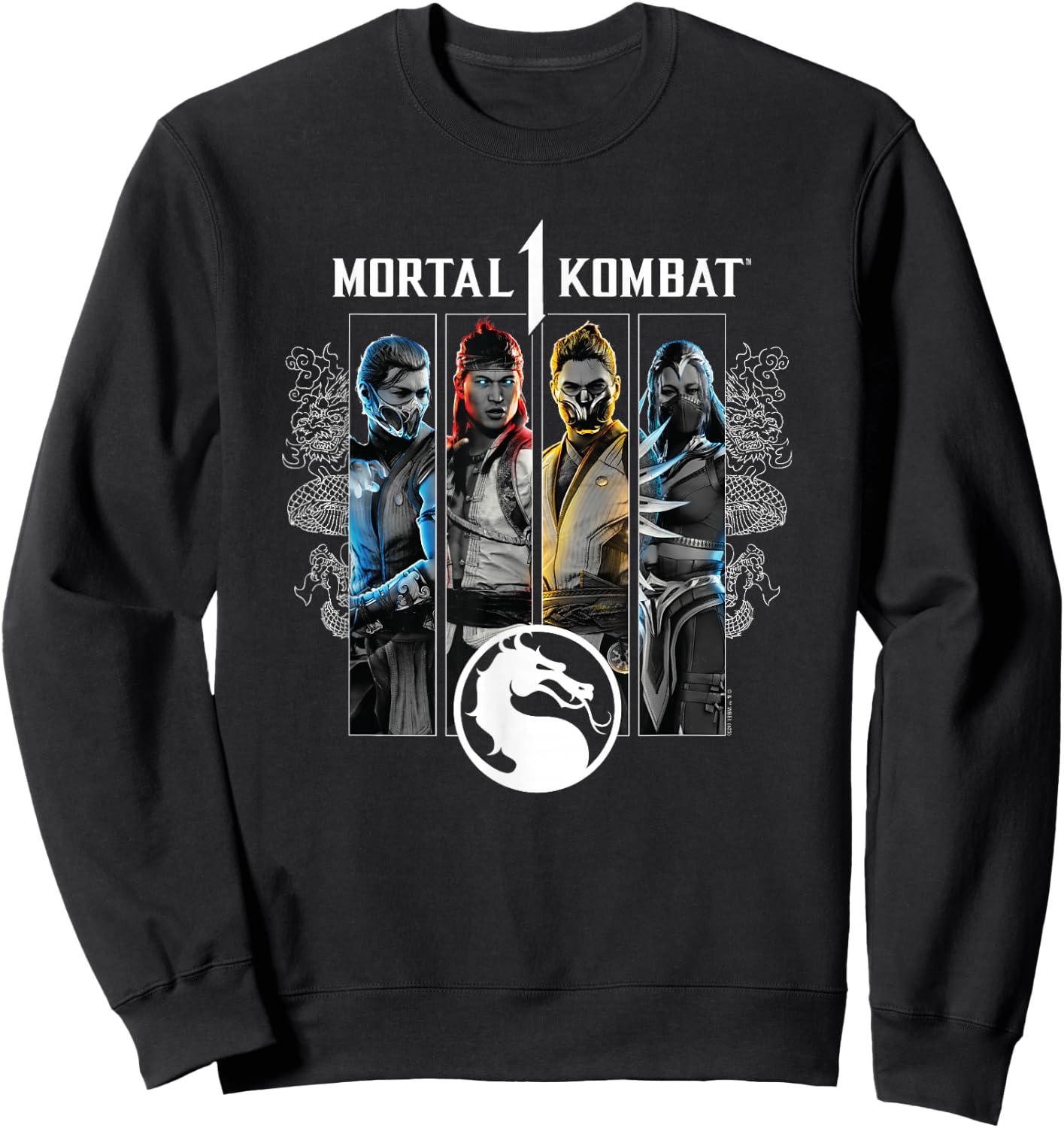 Mortal Kombat - MK1 Characters Sweatshirt - Sweatshirt | Black