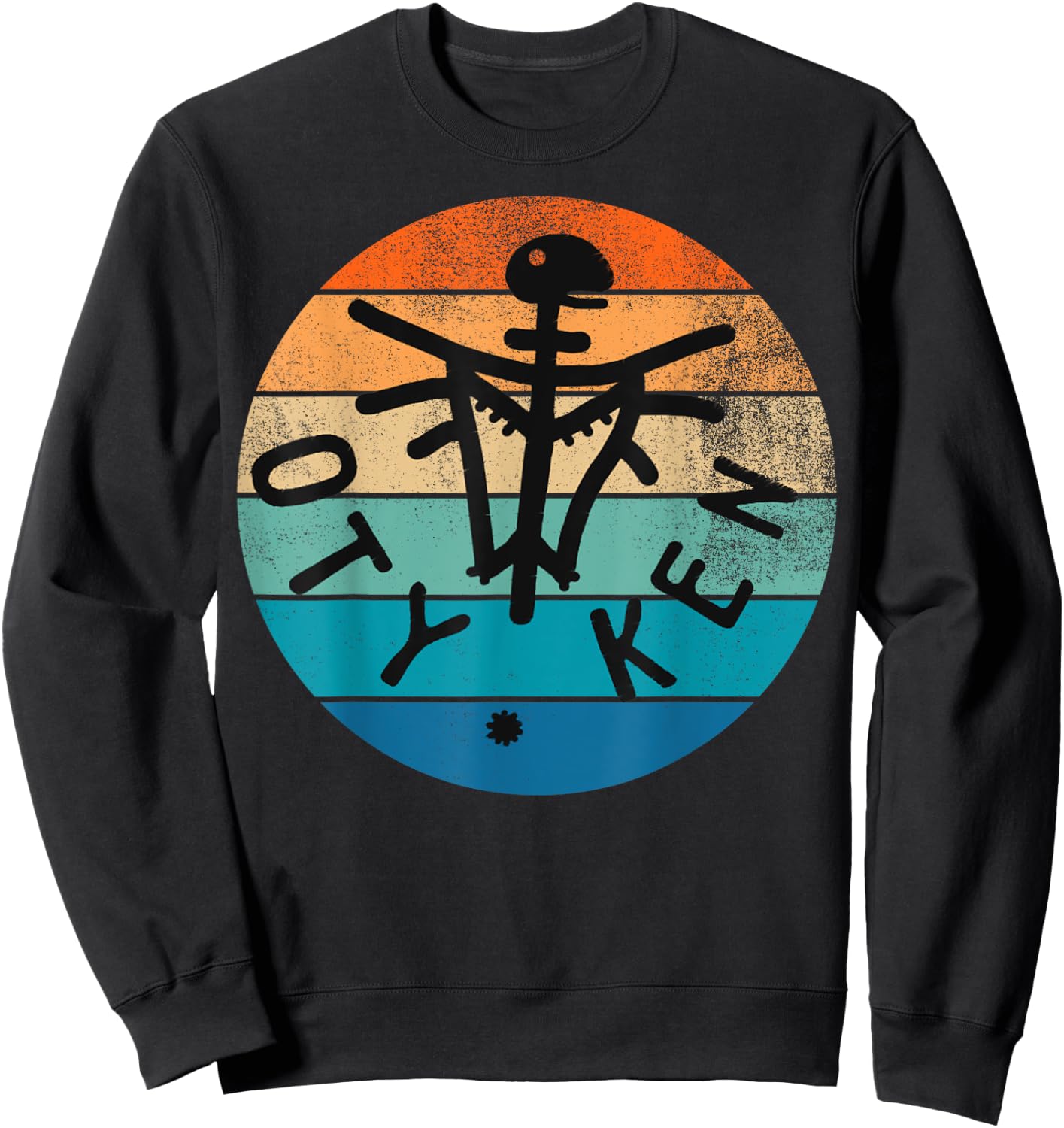 Retro Otyken Ethnic Group Otyken Musical Band Legend Sweatshirt - Sweatshirt | Black