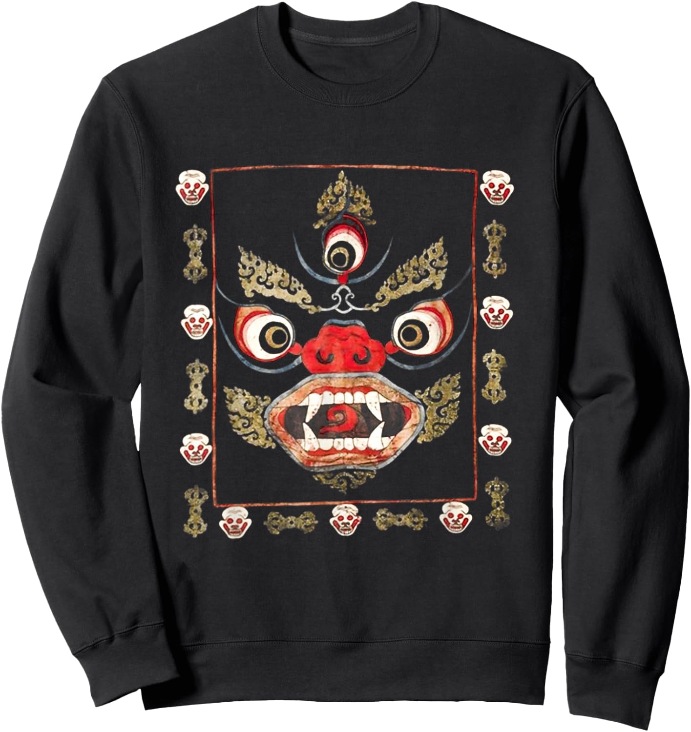 Tibetan Mahakala Sweatshirt - Sweatshirt | Black
