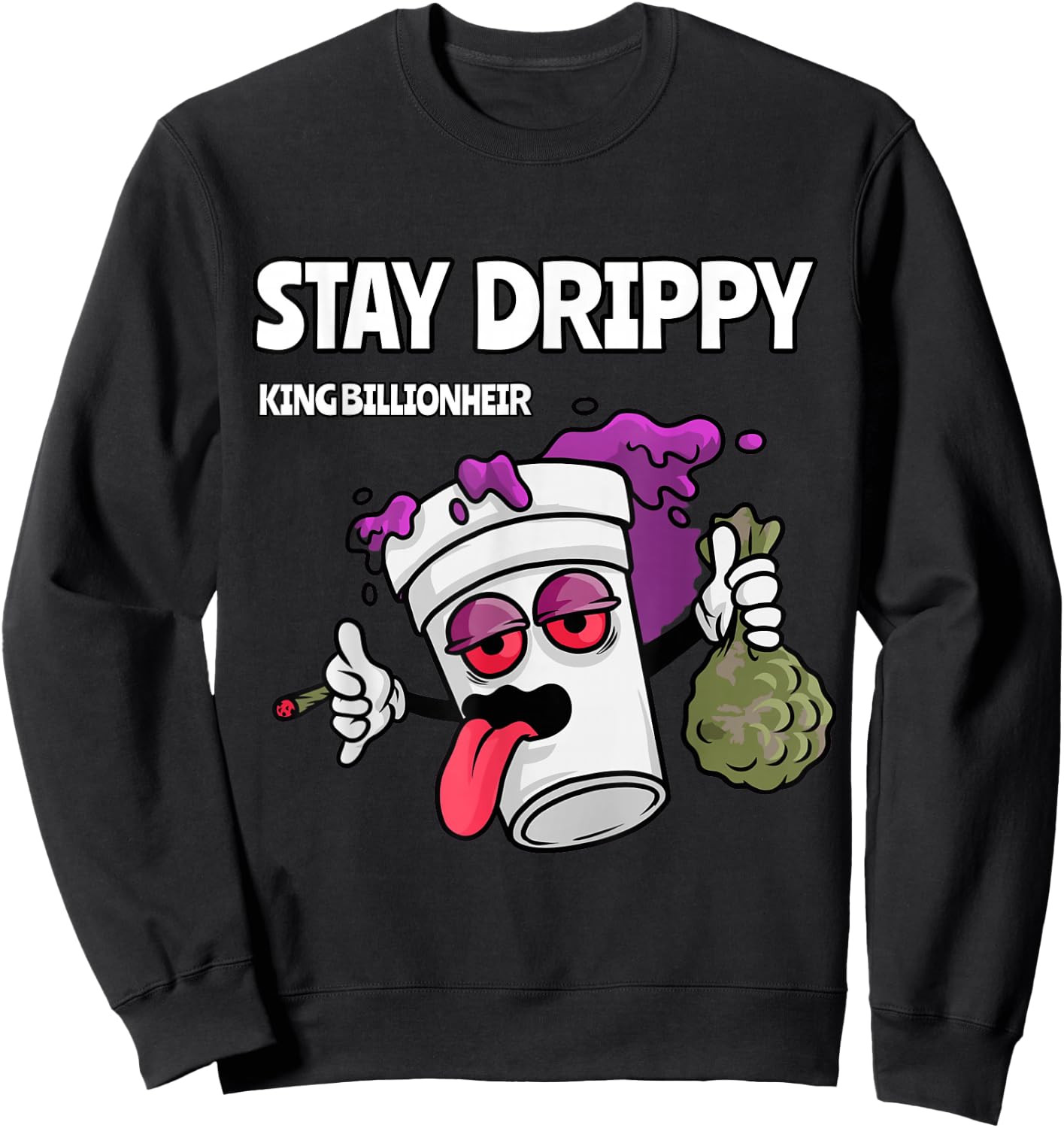Stay Drippy Sweatshirt - Sweatshirt | Black