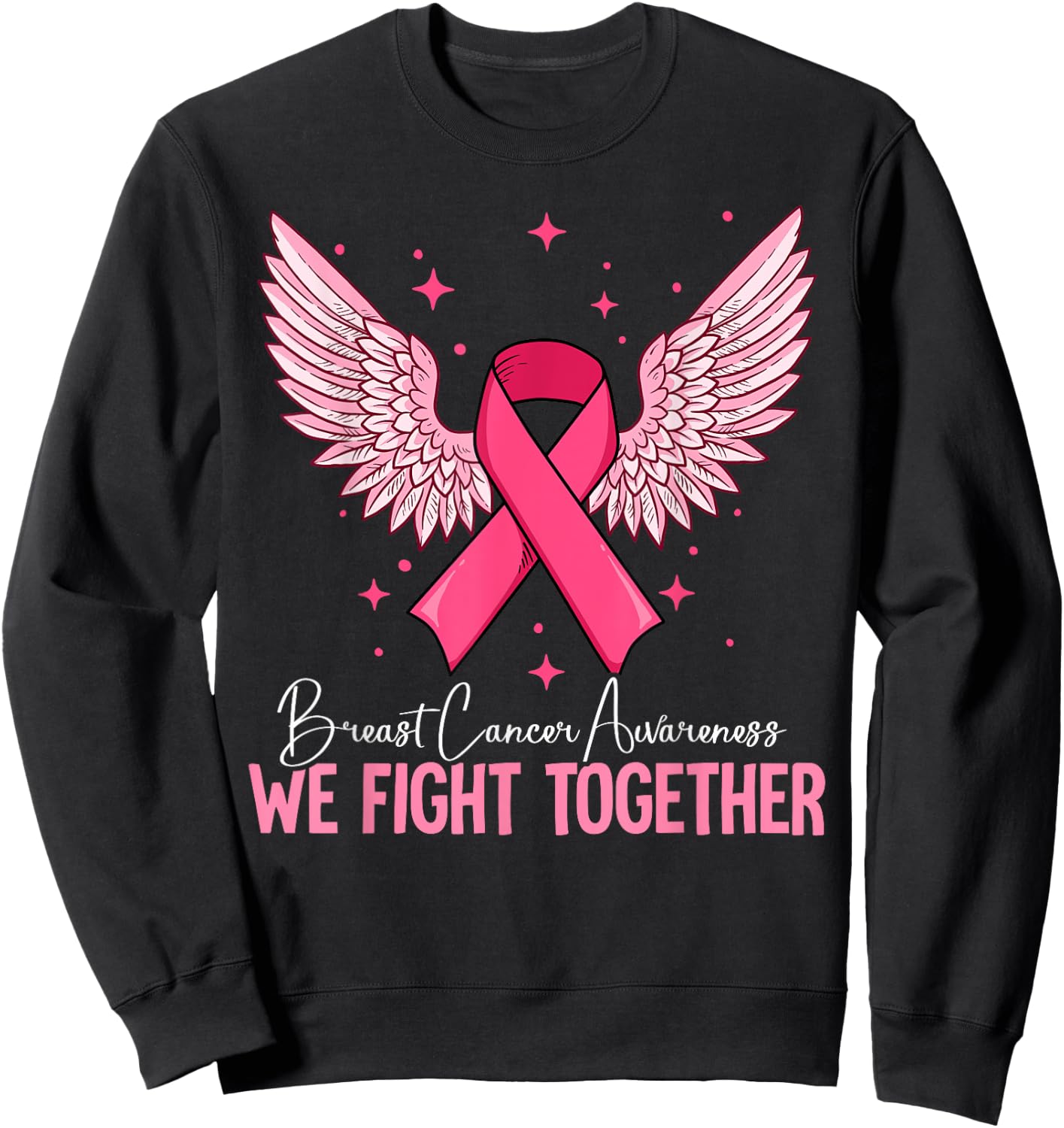 Breast Cancer Awareness Sweatshirt - Sweatshirt | Black