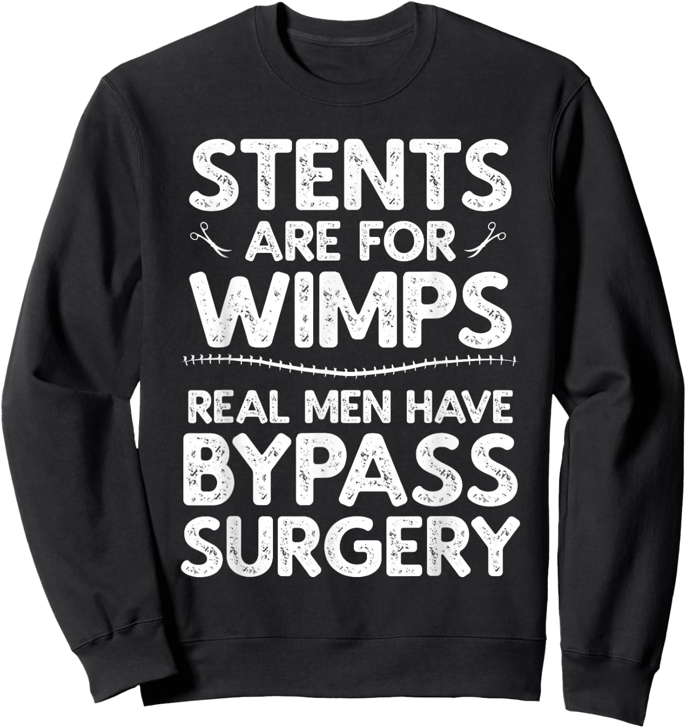 Cool Bypass Open Heart Surgery Art Boy Transplant Sweatshirt - Sweatshirt | Black