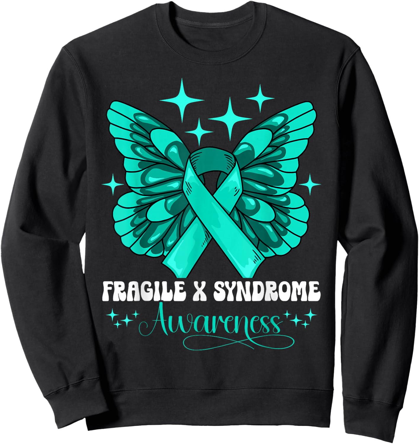 Fragile X Syndrome Awareness Sweatshirt - Sweatshirt | Black