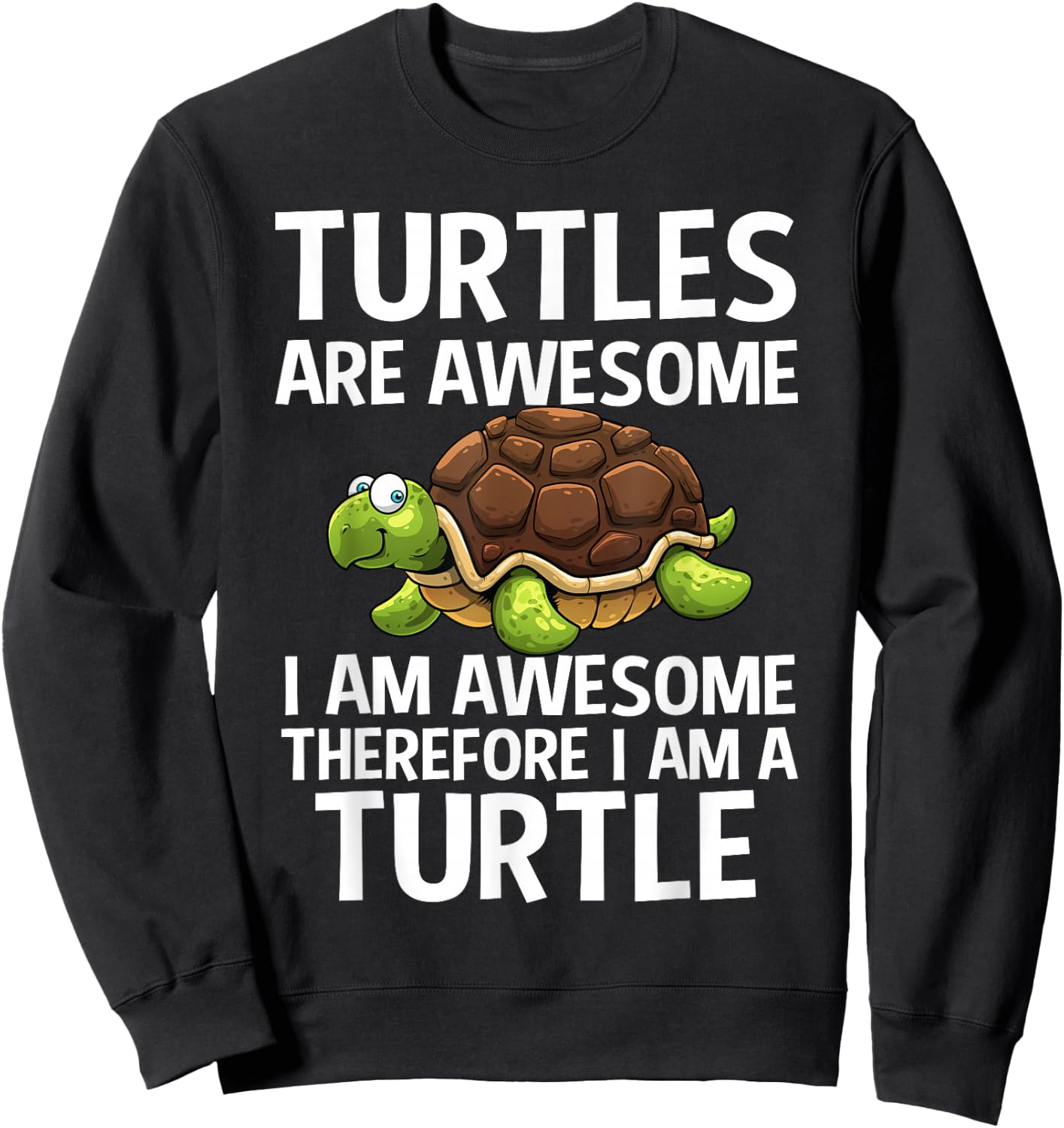Cool Sea Turtle Women Tortoise Lover Turtle Animal Sweatshirt - Sweatshirt | Black