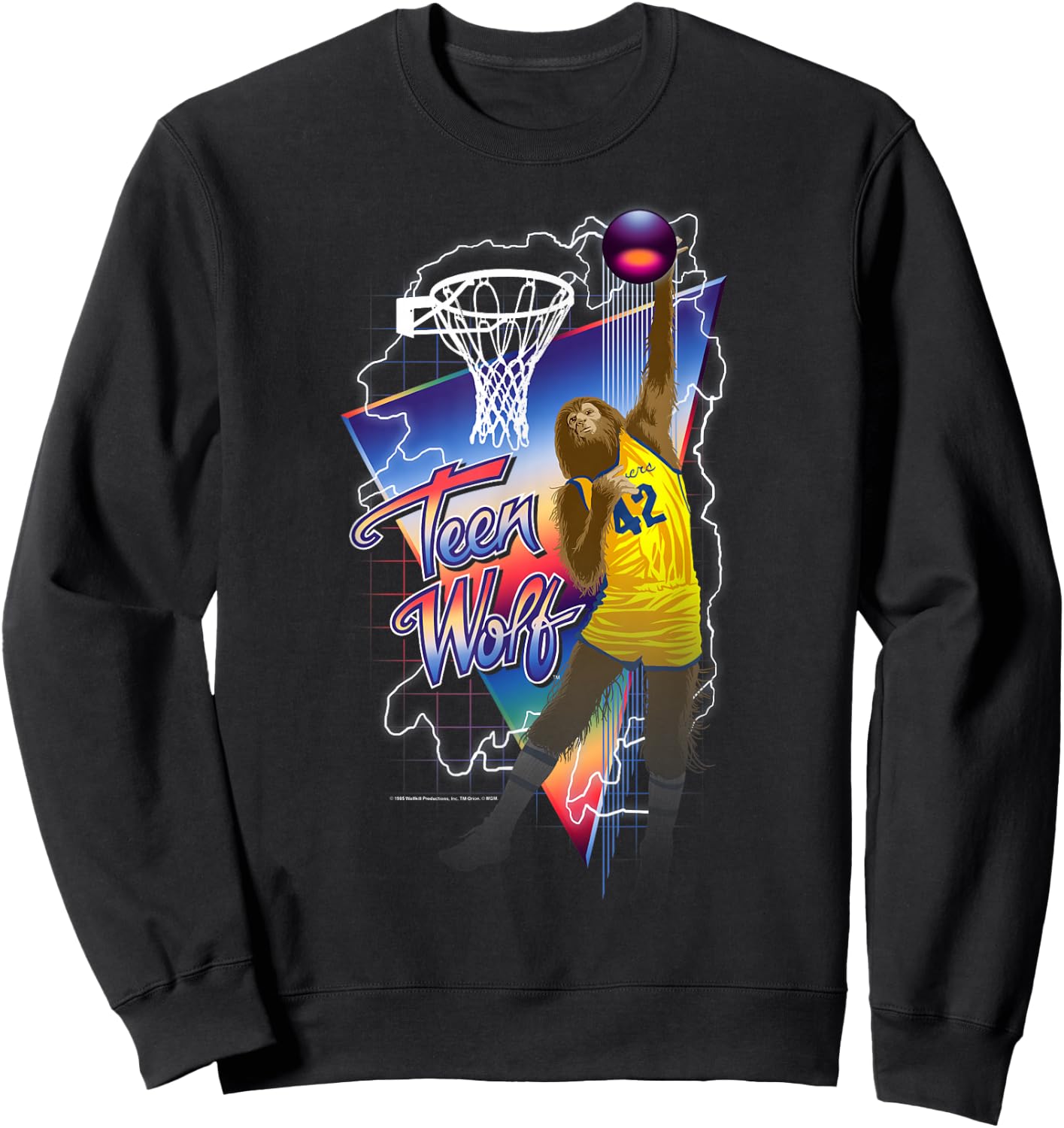 Teen Wolf Slam Dunk Sweatshirt - Sweatshirt | Black